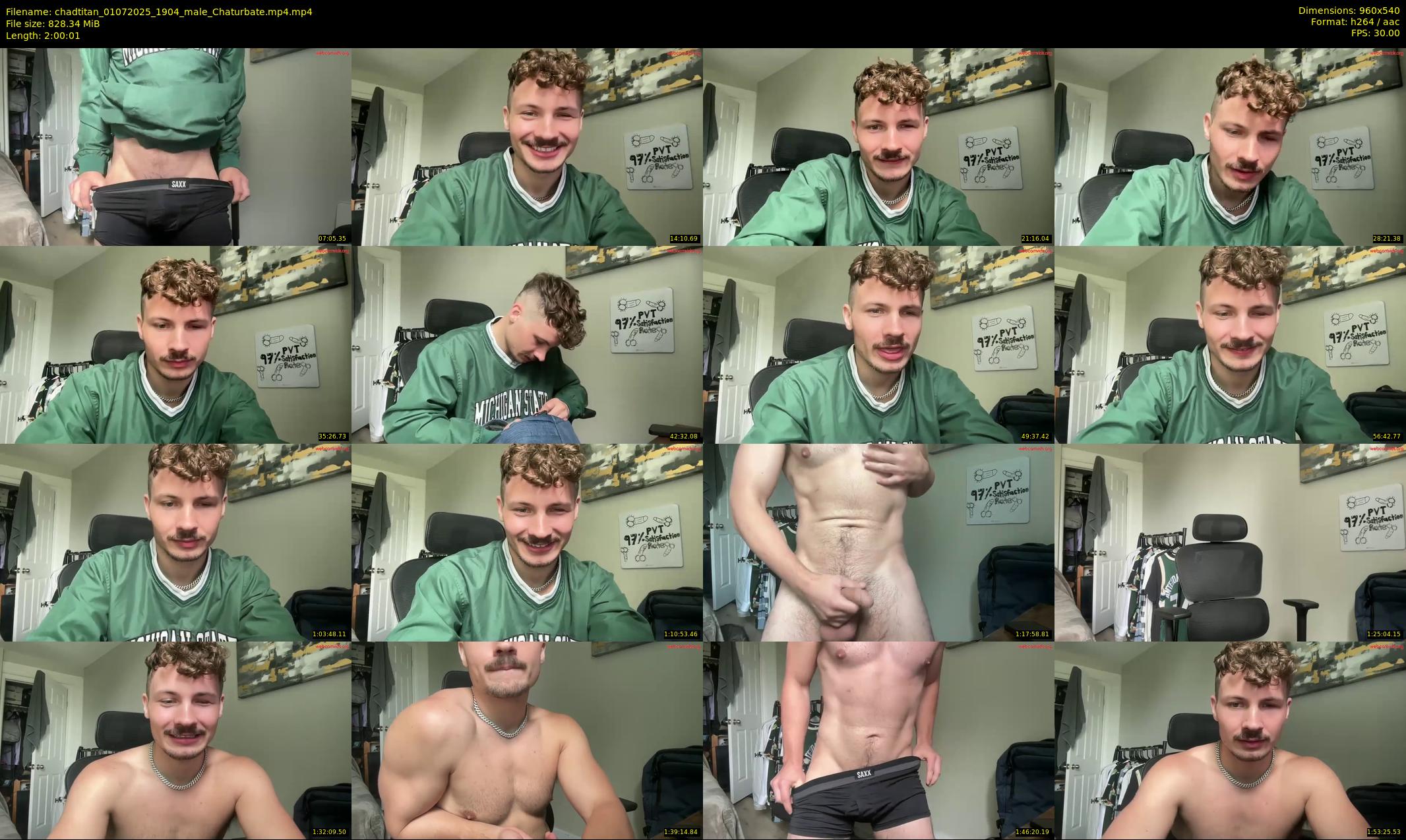 chadtitan — 121 minute Chaturbate male cam show recording, 480p, Jul 1, 2025