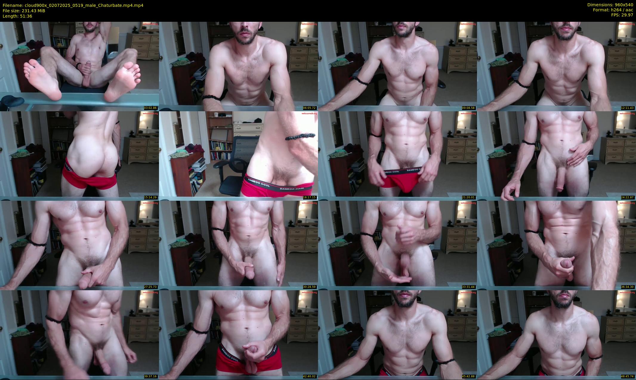 cloud900x — 52 minute Chaturbate male cam show recording, 480p, Jul 2, 2025