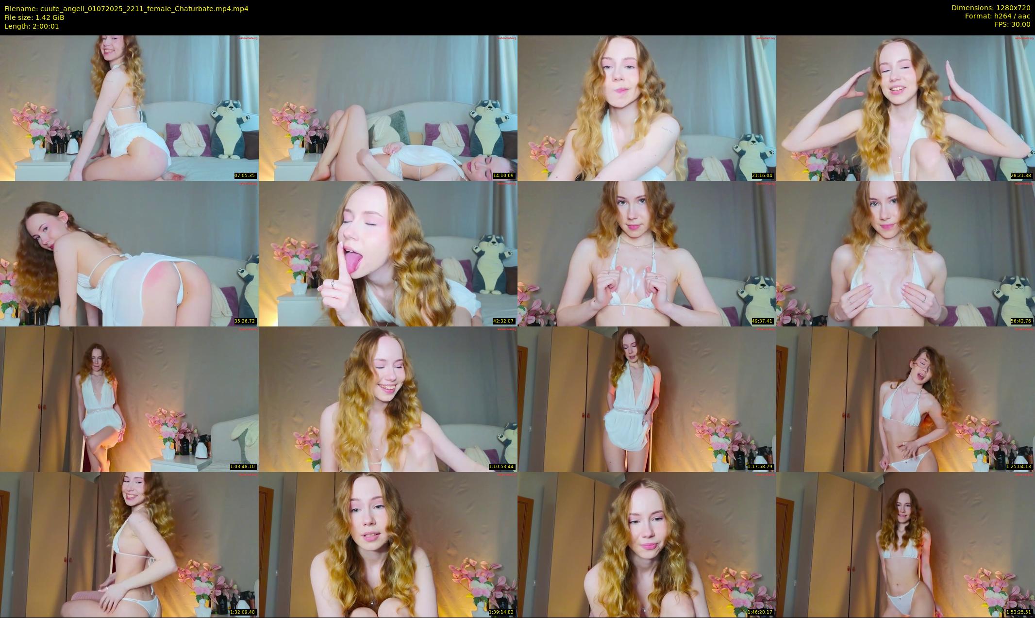 cuute_angell — 121 minute Chaturbate female cam show recording, 720p, Jul 1, 2025