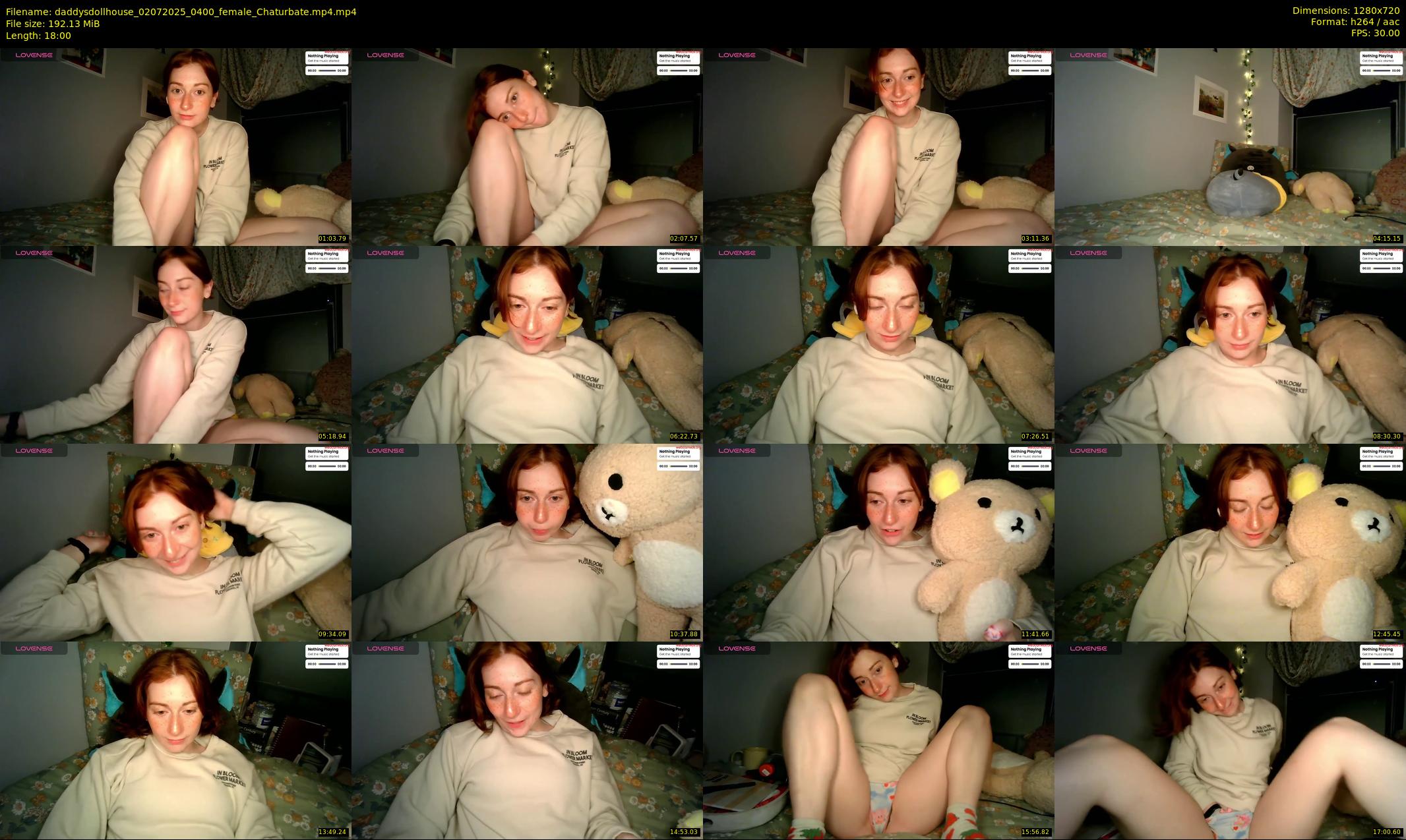 daddysdollhouse — 18 minute Chaturbate female cam show recording, 720p, Jul 2, 2025