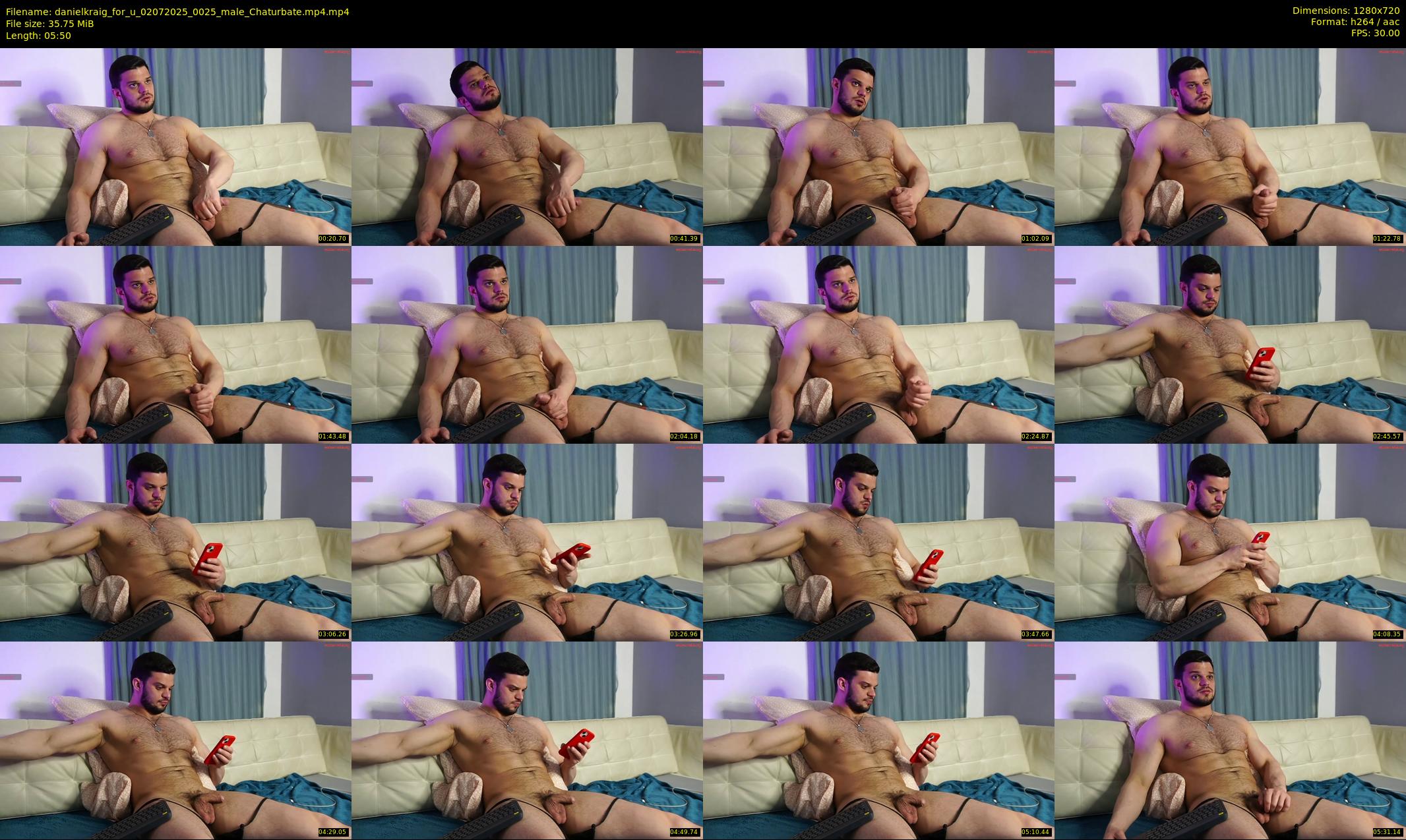 danielkraig_for_u — 6 minute Chaturbate male cam show recording, 720p, Jul 2, 2025