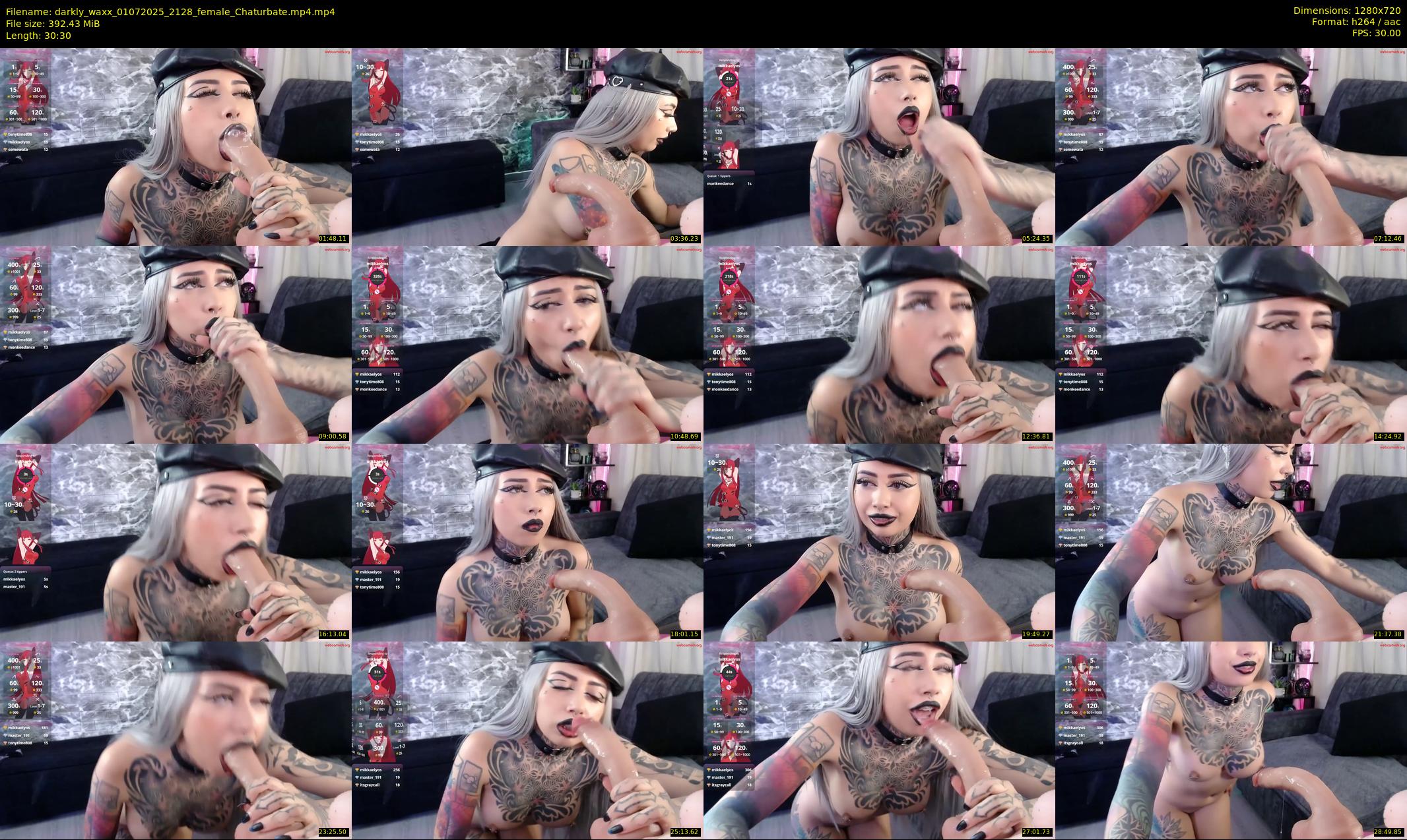 darkly_waxx — 31 minute Chaturbate female cam show recording, 720p, Jul 1, 2025