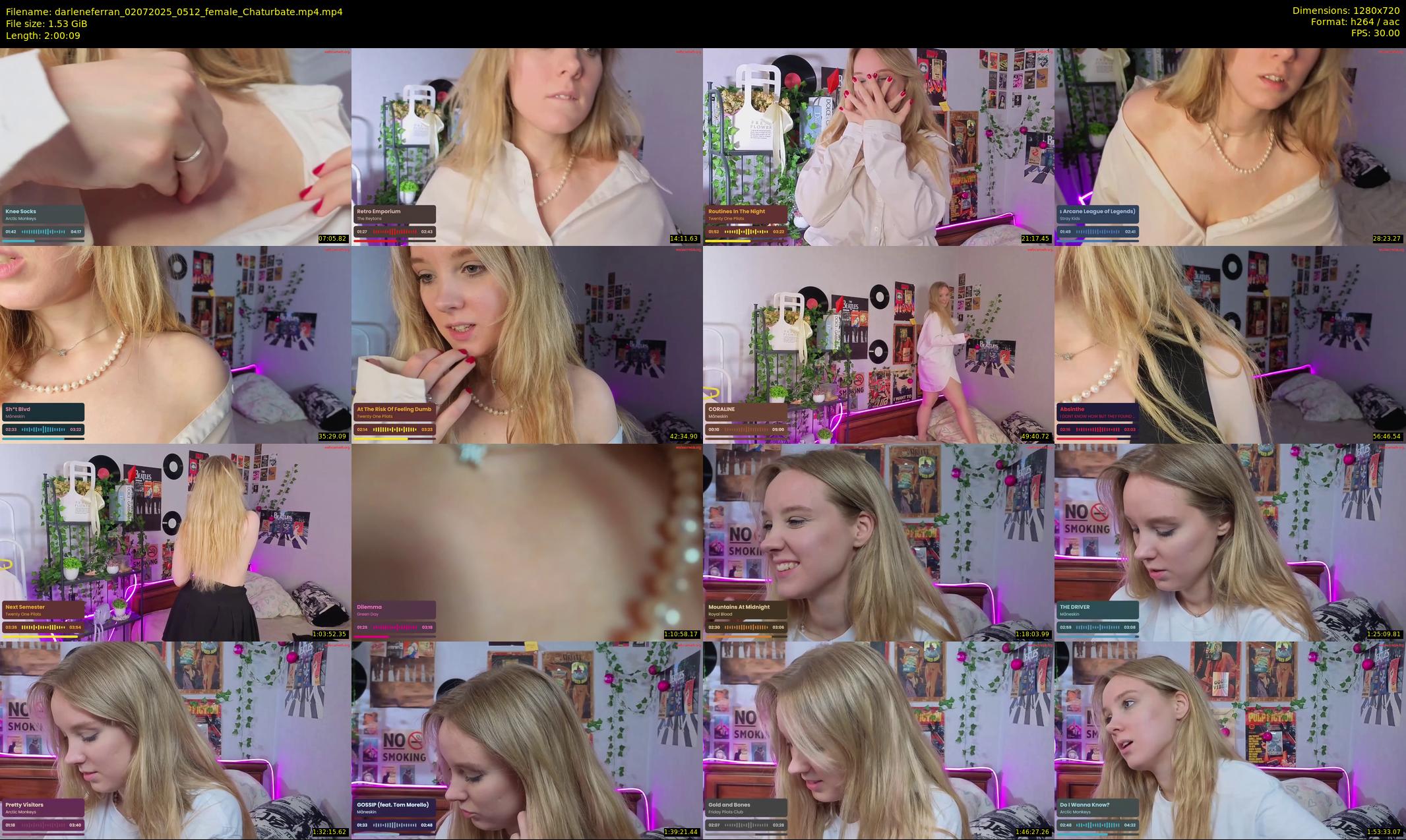 darleneferran — 121 minute Chaturbate female cam show recording, 720p, Jul 2, 2025