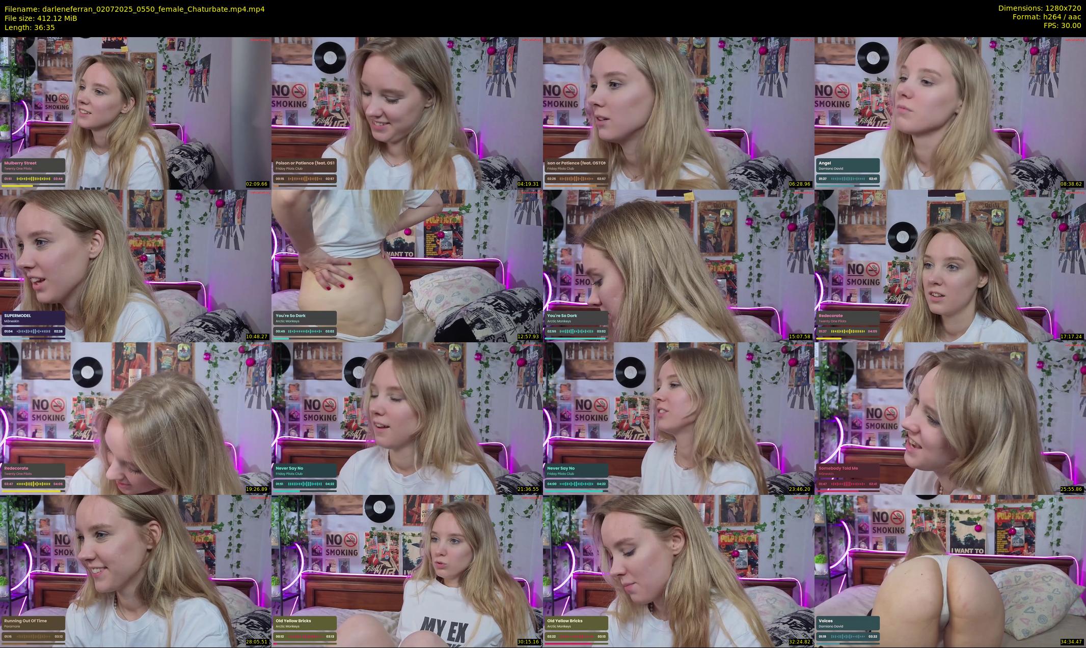 darleneferran — 37 minute Chaturbate female cam show recording, 720p, Jul 2, 2025