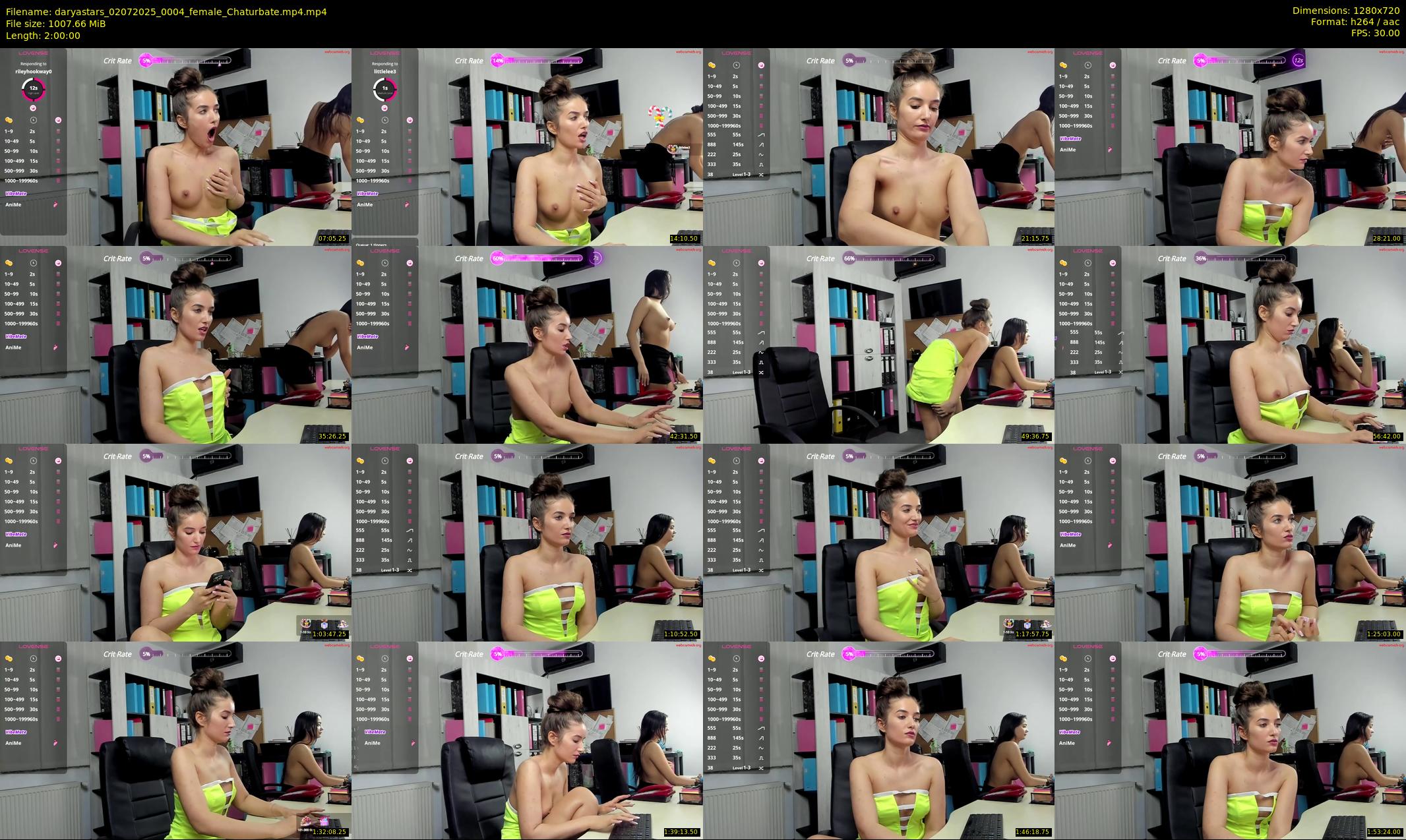 daryastars — 120 minute Chaturbate couple cam show recording, 720p, Jul 2, 2025