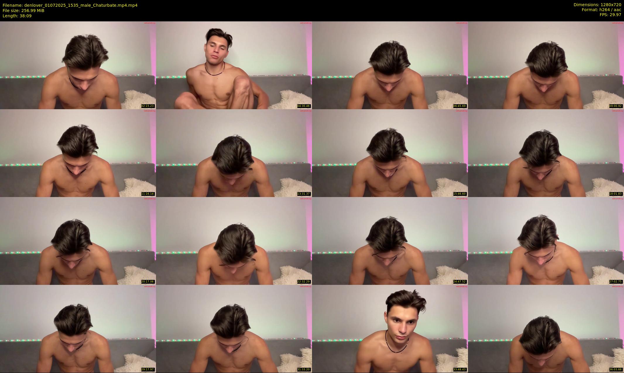 denlover — 39 minute Chaturbate male cam show recording, 720p, Jul 1, 2025