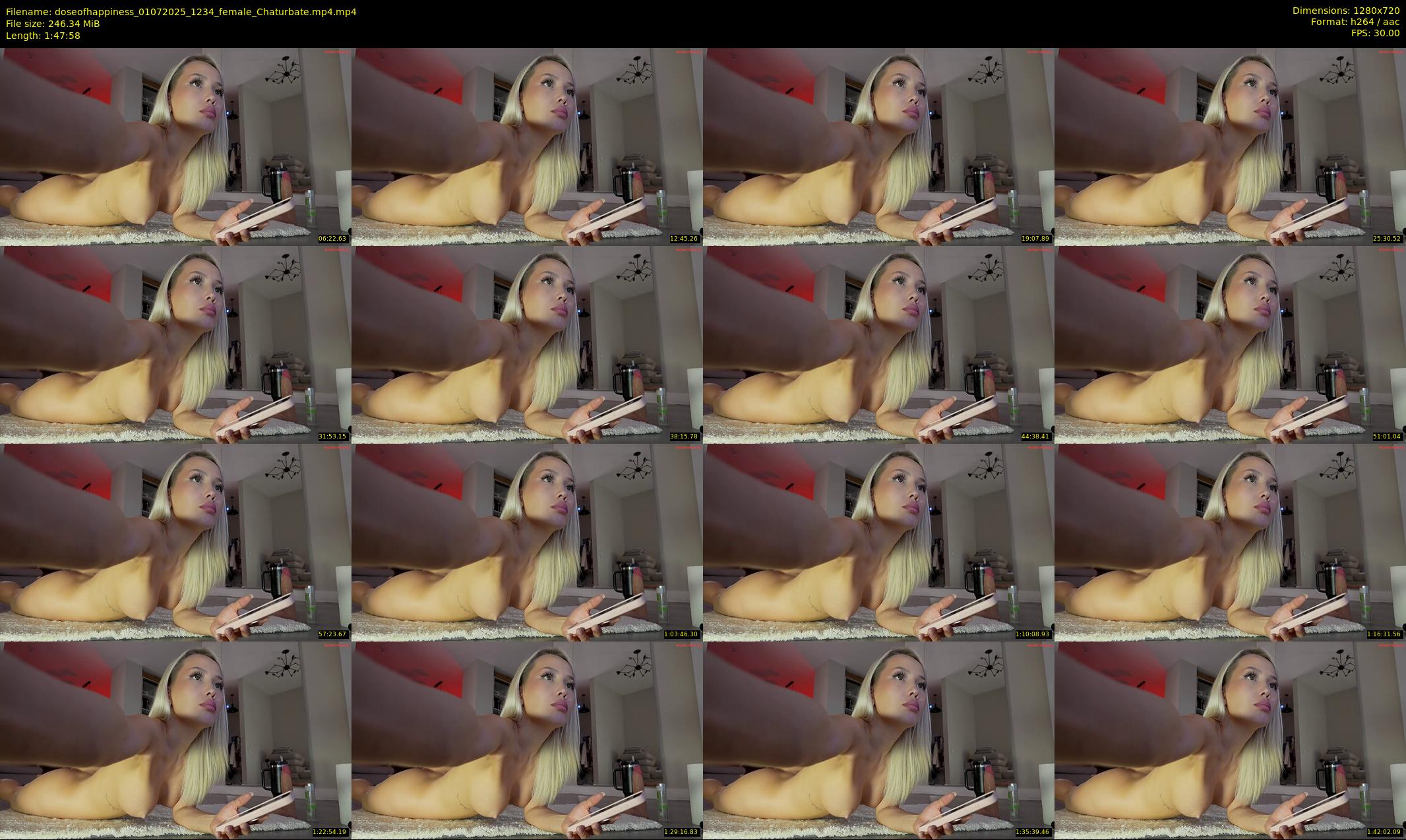 doseofhappiness — 108 minute Chaturbate female cam show recording, 720p, Jul 1, 2025