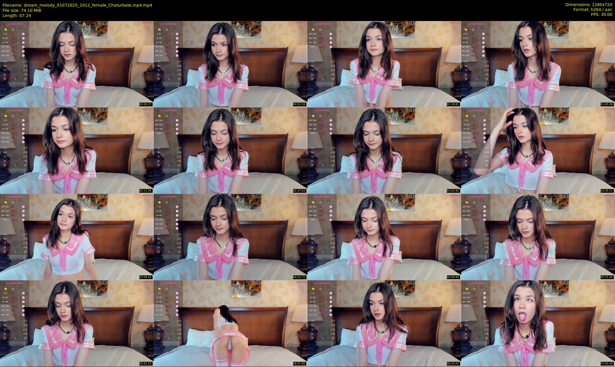 dream_melody — 8 minute Chaturbate female cam show recording, 720p, Jul 1, 2025