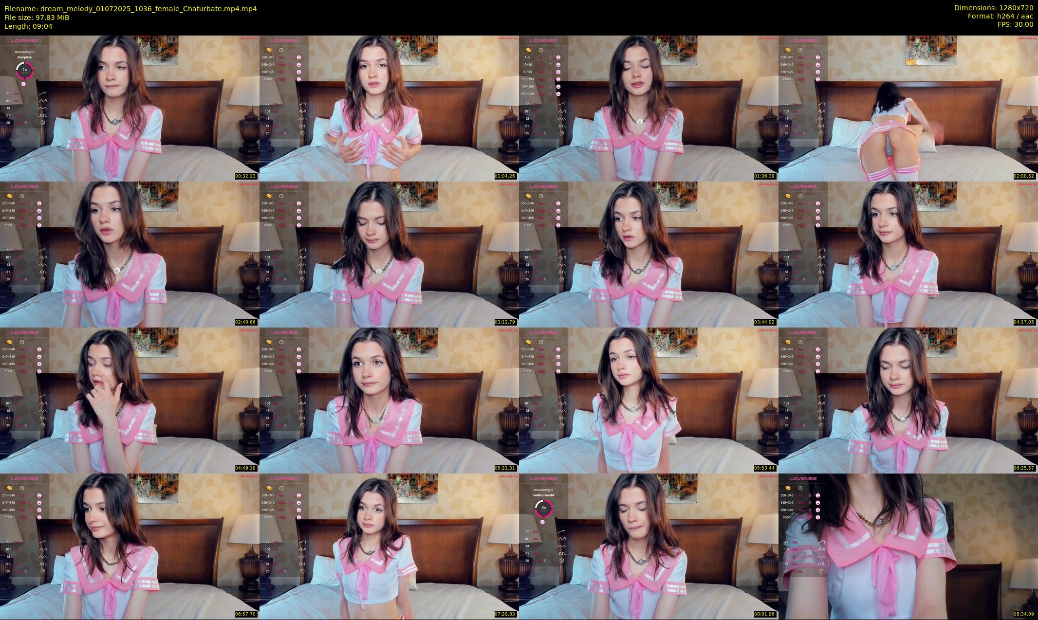 dream_melody — 10 minute Chaturbate female cam show recording, 720p, Jul 1, 2025