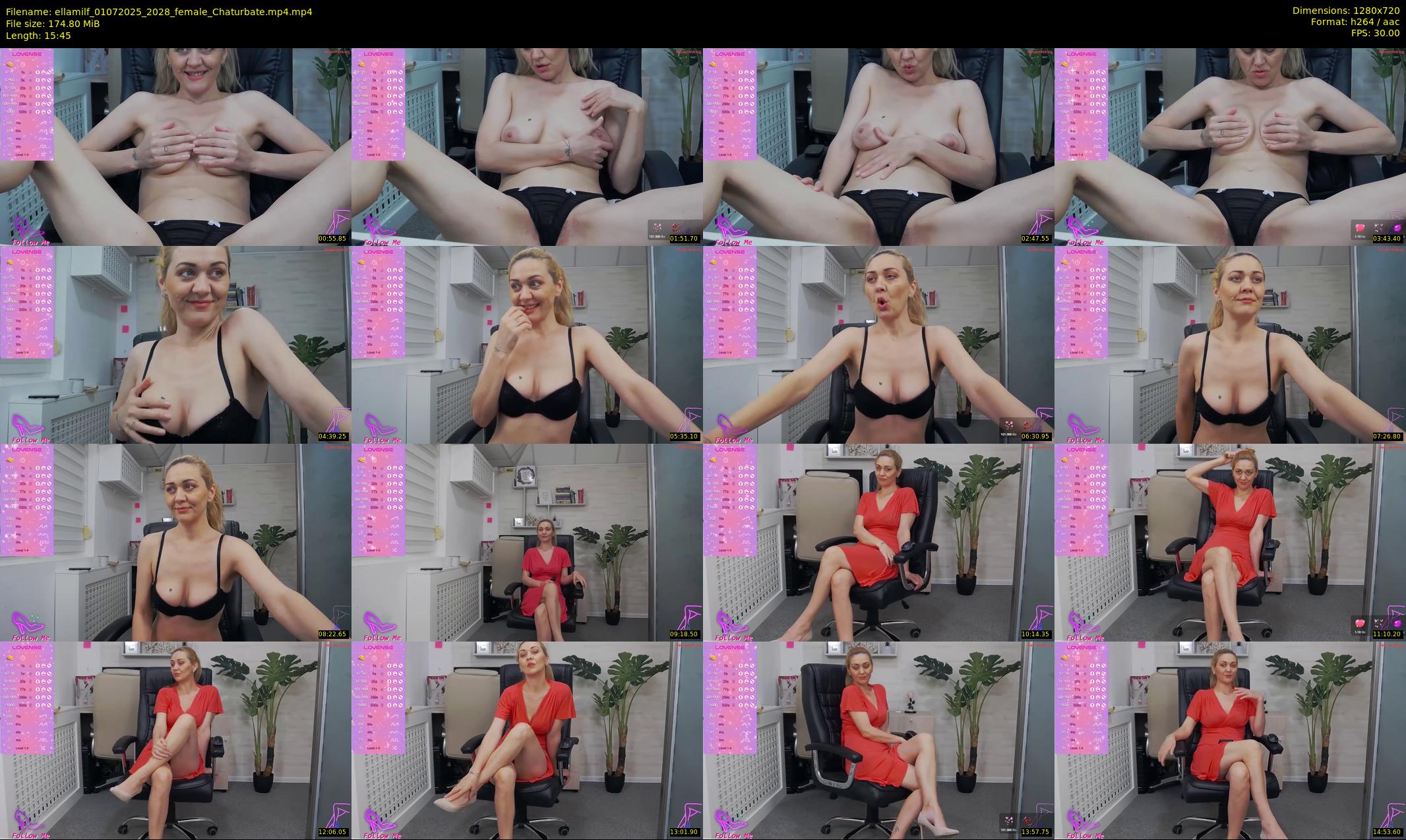 ellamilf — 16 minute Chaturbate female cam show recording, 720p, Jul 1, 2025