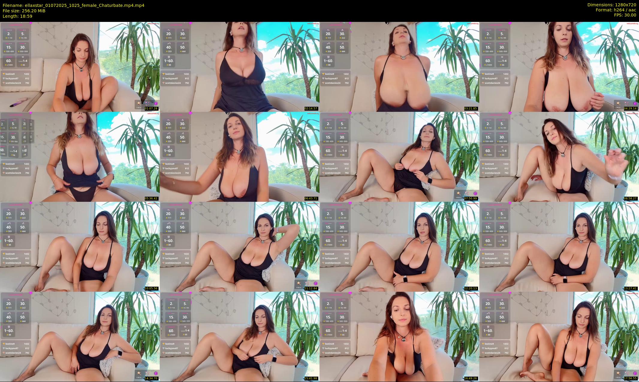 ellaxstar — 19 minute Chaturbate female cam show recording, 720p, Jul 1, 2025