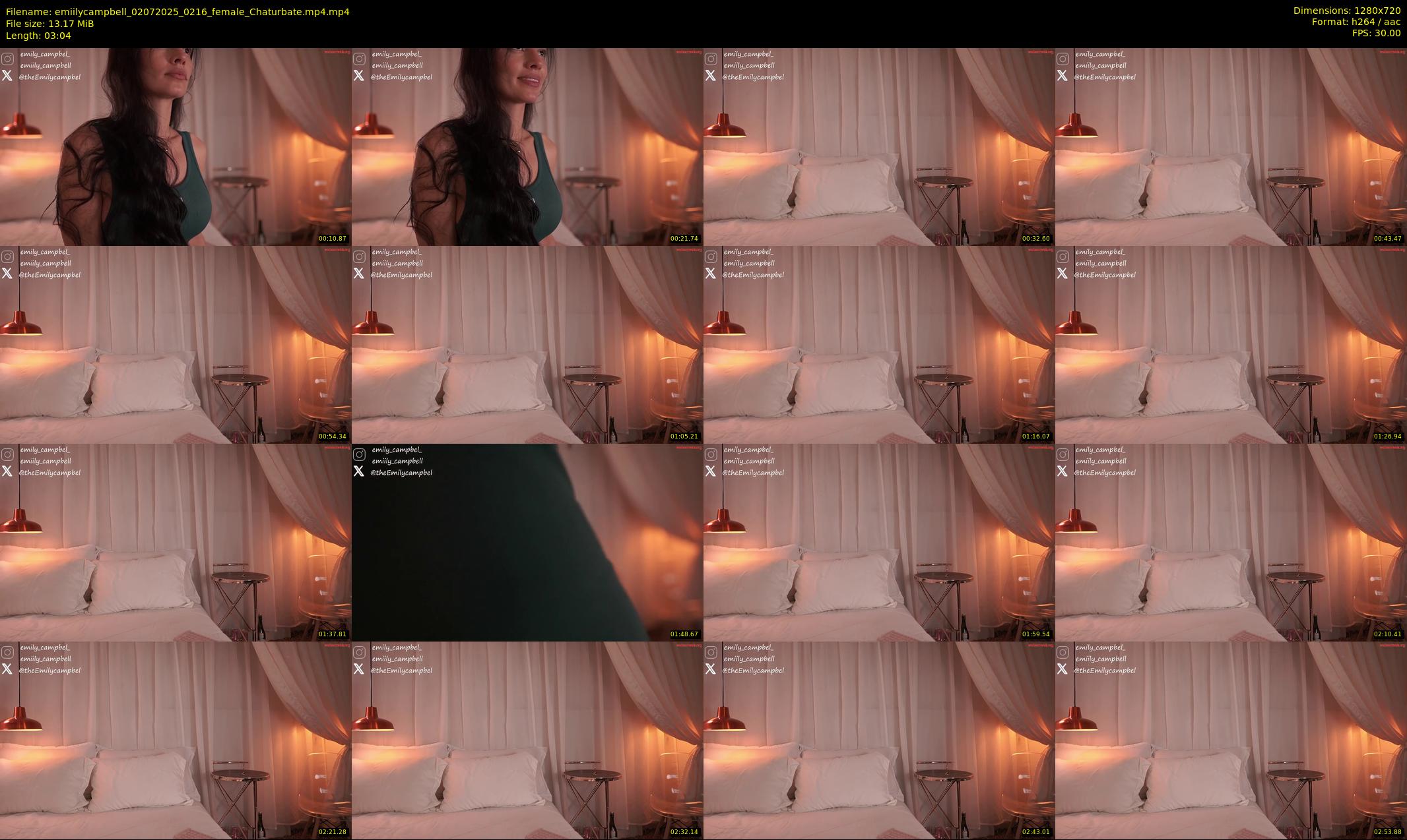 emiilycampbell — 4 minute Chaturbate female cam show recording, 720p, Jul 2, 2025