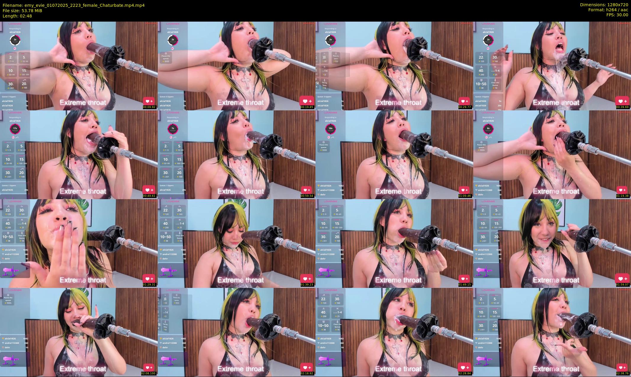 emy_evie — 3 minute Chaturbate female cam show recording, 720p, Jul 1, 2025