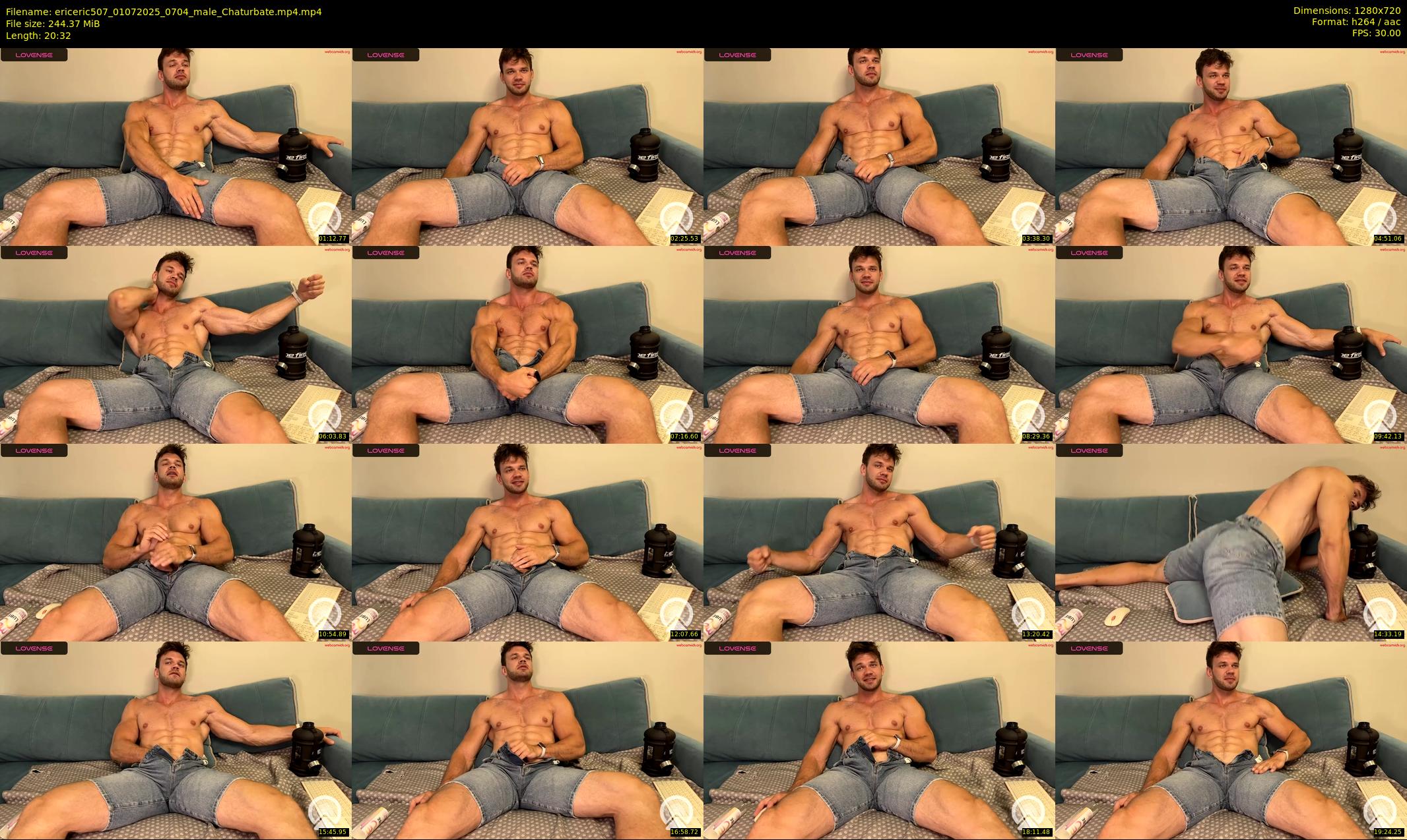 ericeric507 — 21 minute Chaturbate male cam show recording, 720p, Jul 1, 2025