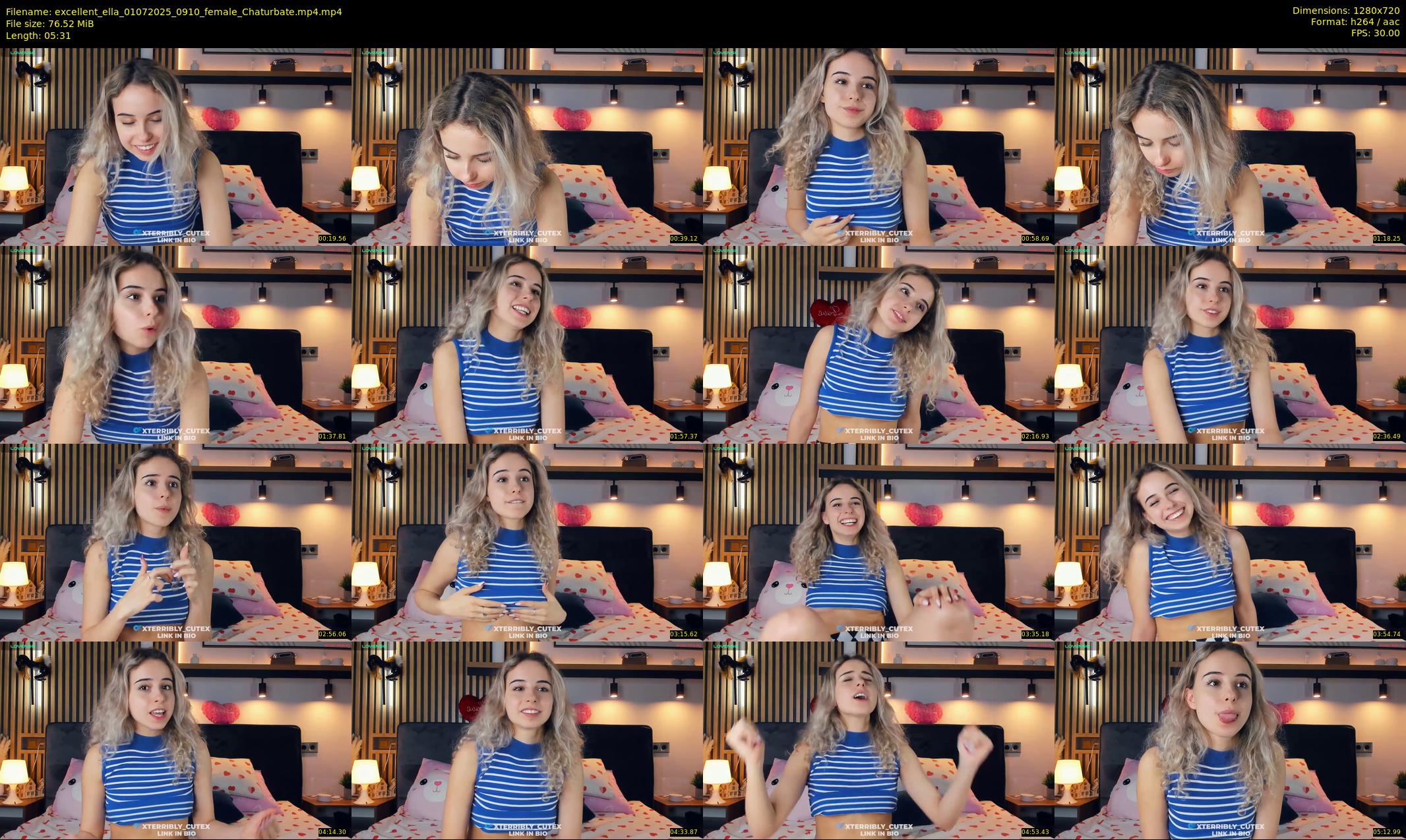 excellent_ella — 6 minute Chaturbate female cam show recording, 720p, Jul 1, 2025