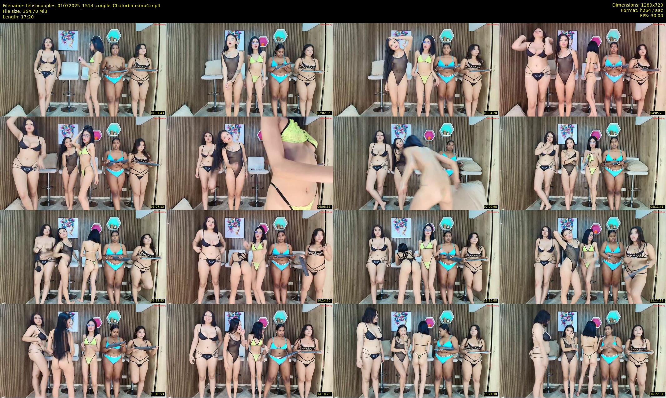 fetishcouples — 18 minute Chaturbate couple cam show recording, 720p, Jul 1, 2025