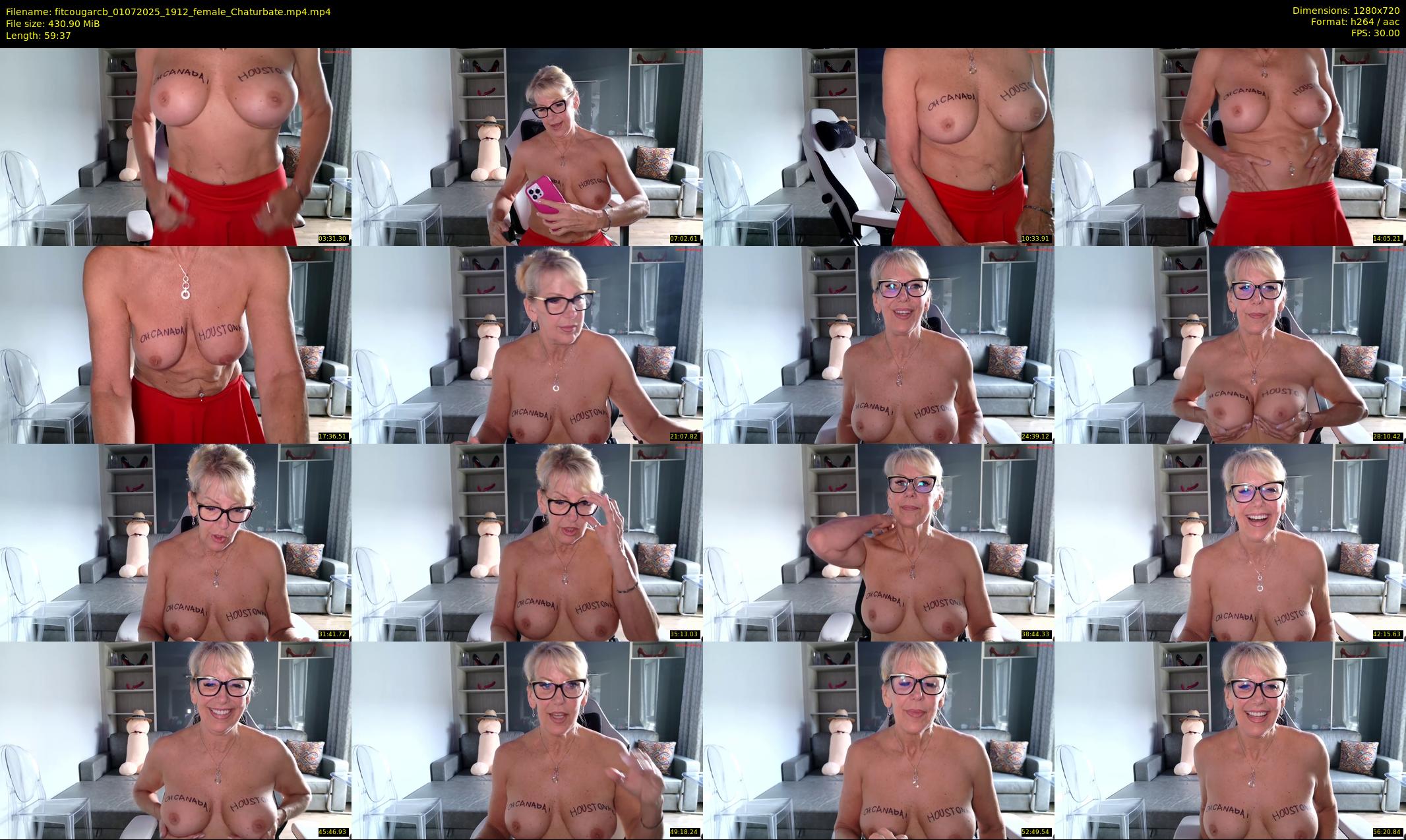 fitcougarcb — 60 minute Chaturbate female cam show recording, 720p, Jul 1, 2025