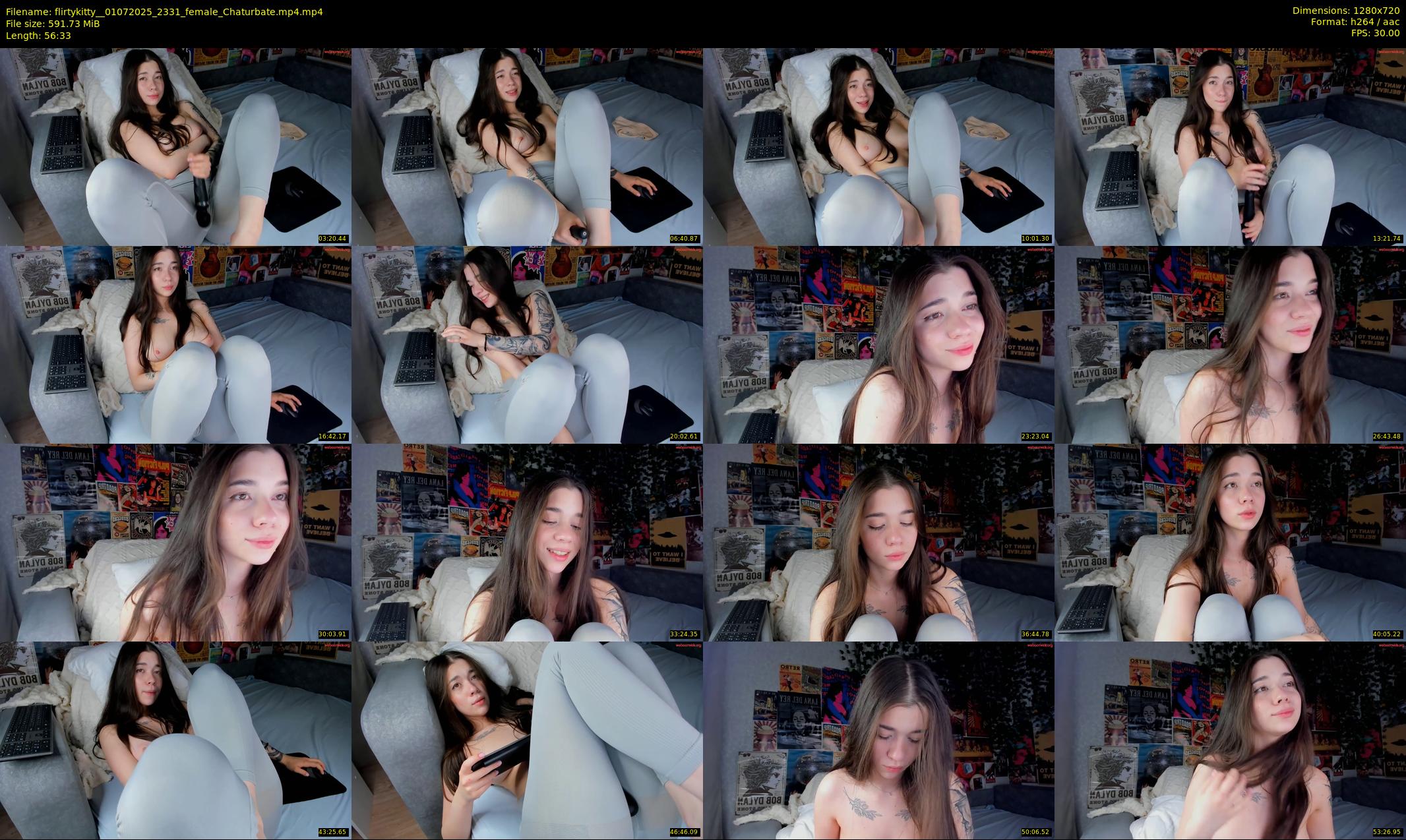 flirtykitty_ — 57 minute Chaturbate female cam show recording, 720p, Jul 1, 2025