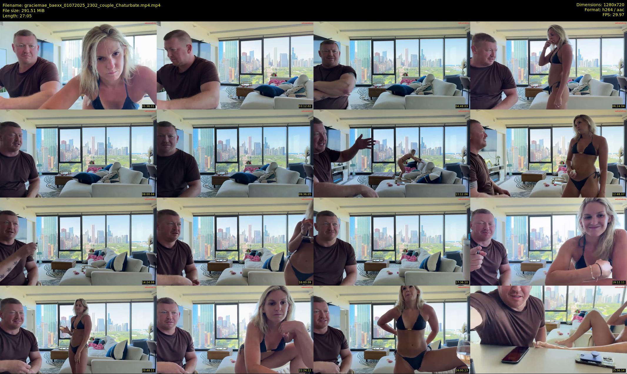 graciemae_baexx — 28 minute Chaturbate female cam show recording, 720p, Jul 1, 2025
