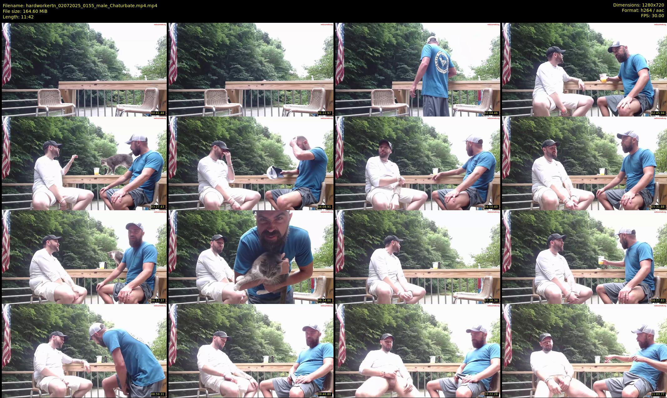 hardworkertn — 12 minute Chaturbate male cam show recording, 720p, Jul 2, 2025