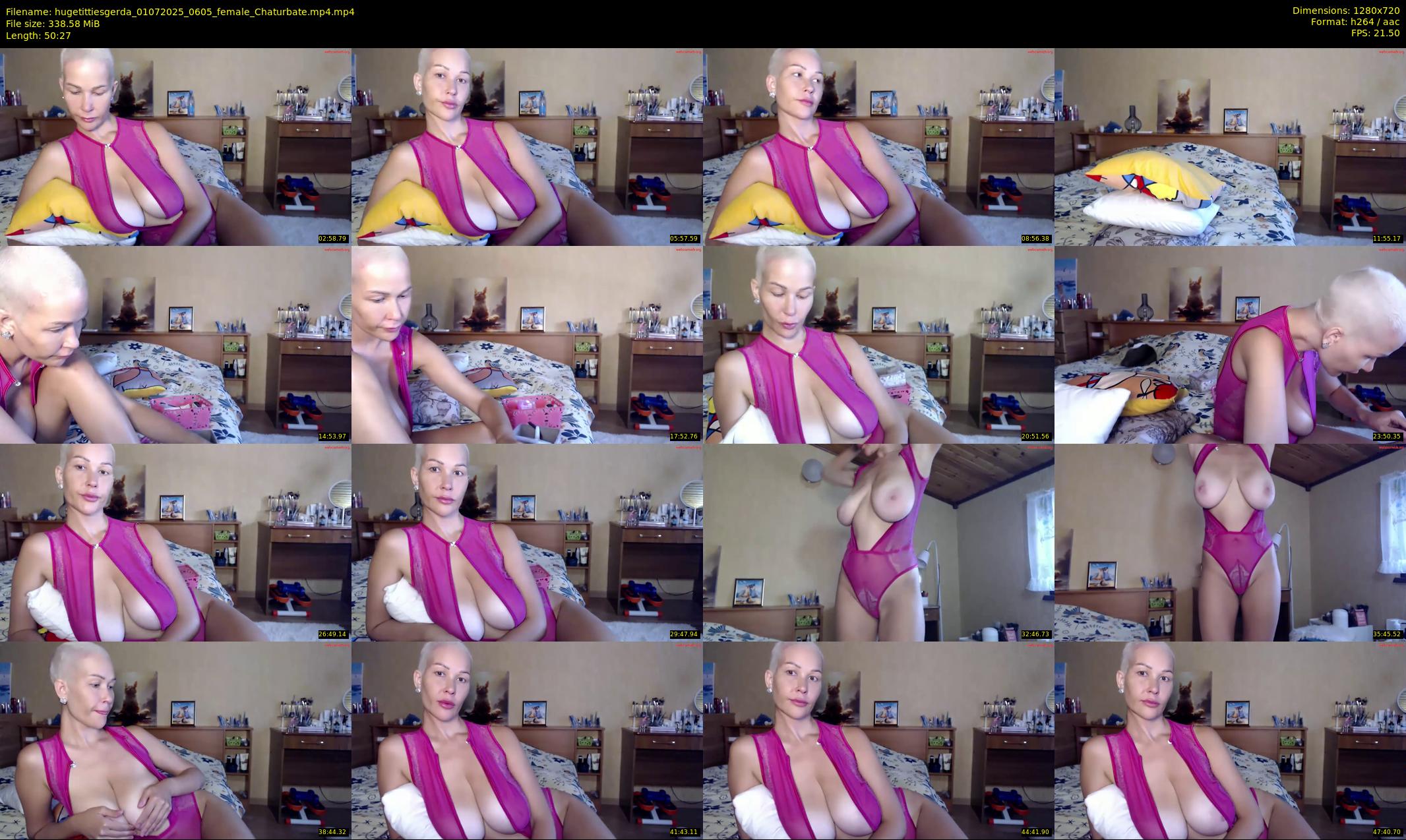 hugetittiesgerda — 51 minute Chaturbate female cam show recording, 720p, Jul 1, 2025