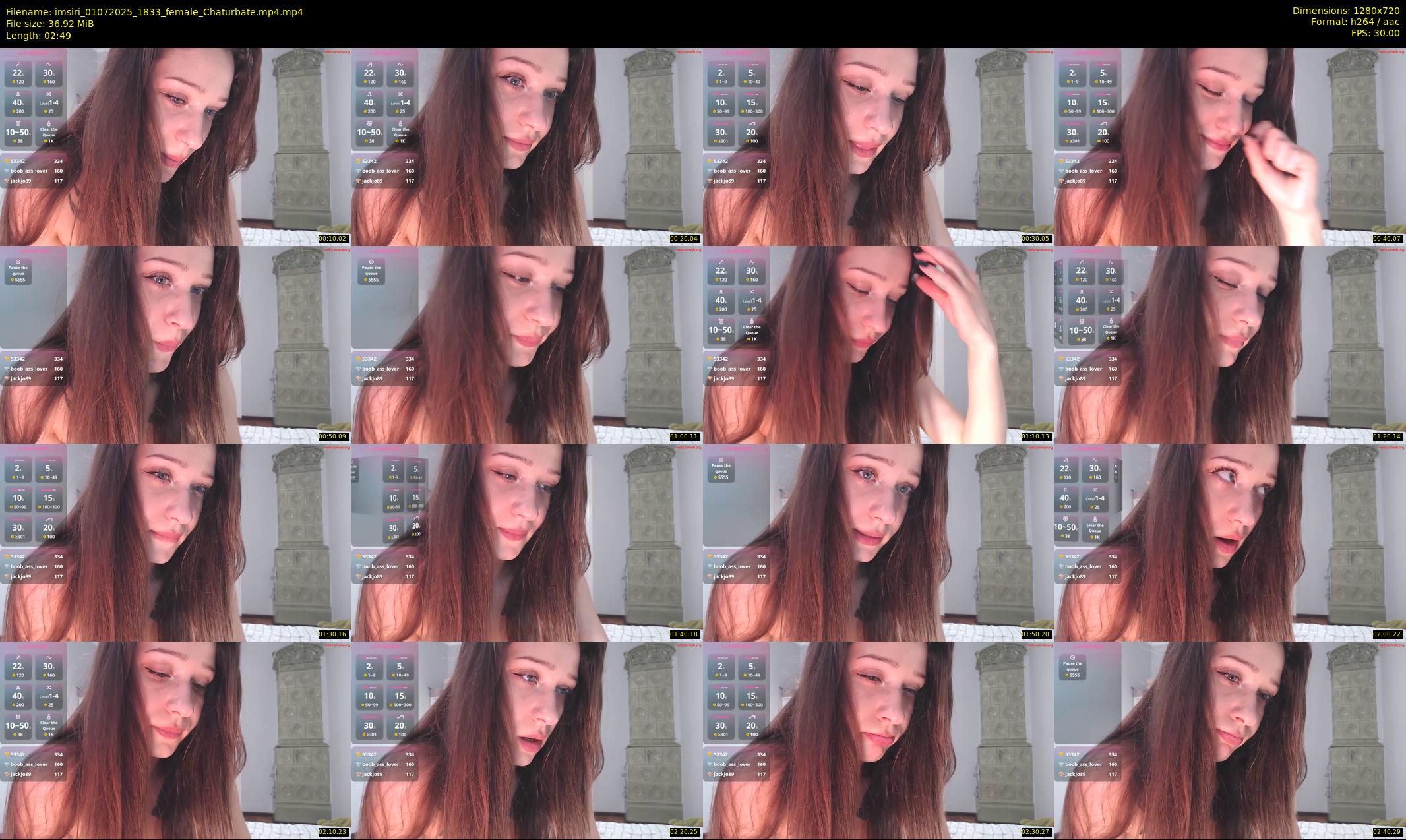 imsiri — 3 minute Chaturbate female cam show recording, 720p, Jul 1, 2025
