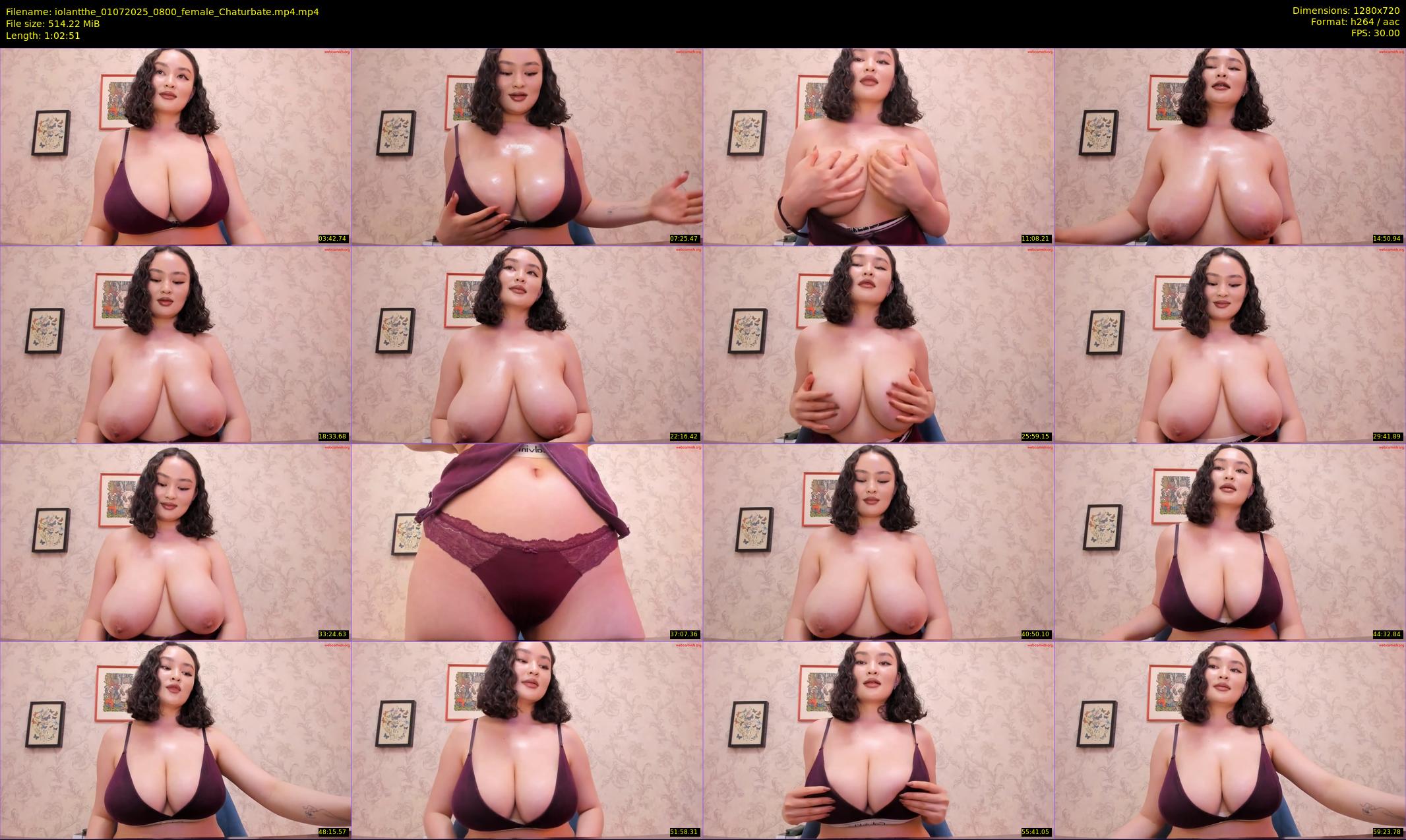 iolantthe — 63 minute Chaturbate female cam show recording, 720p, Jul 1, 2025