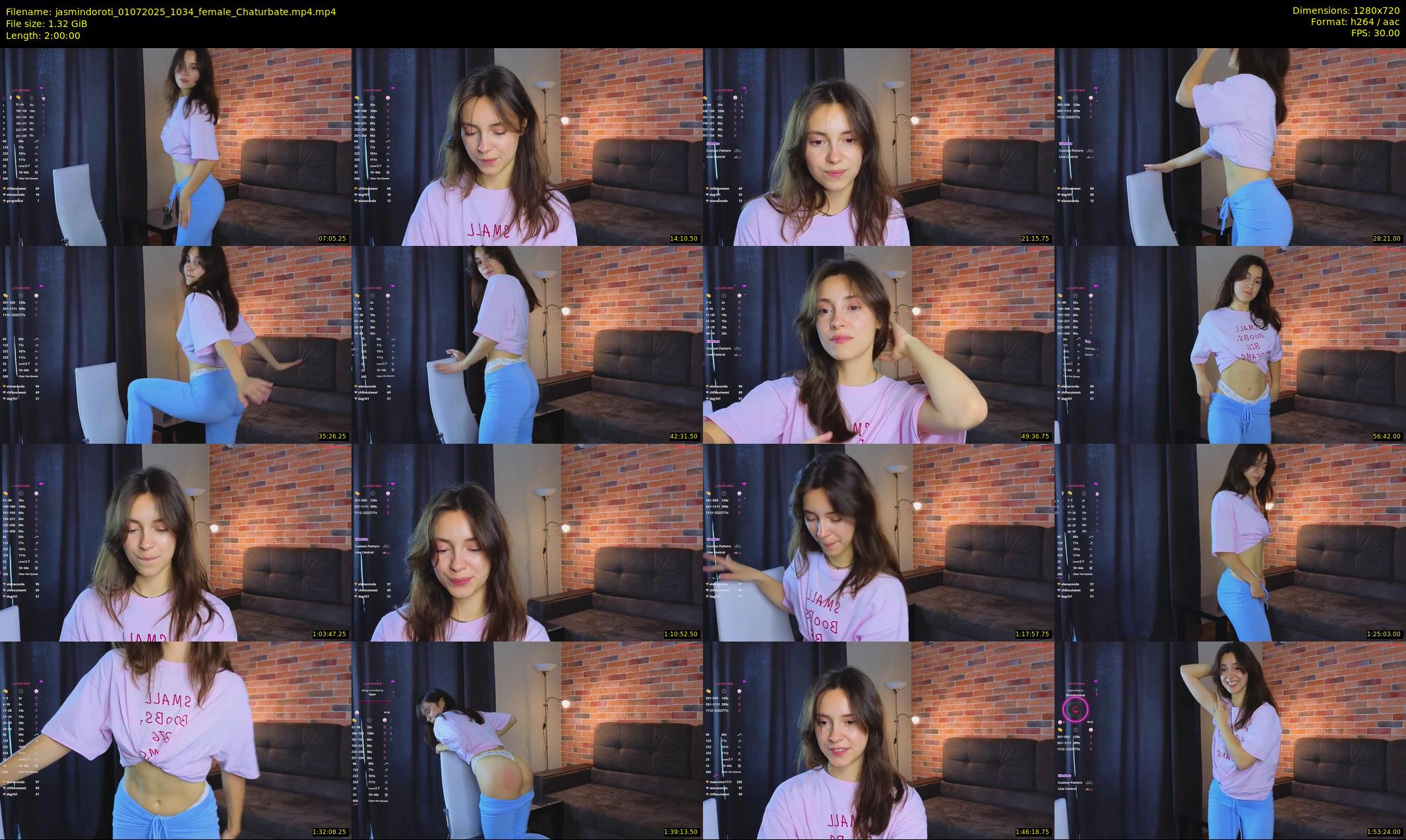 jasmindoroti — 120 minute Chaturbate female cam show recording, 720p, Jul 1, 2025