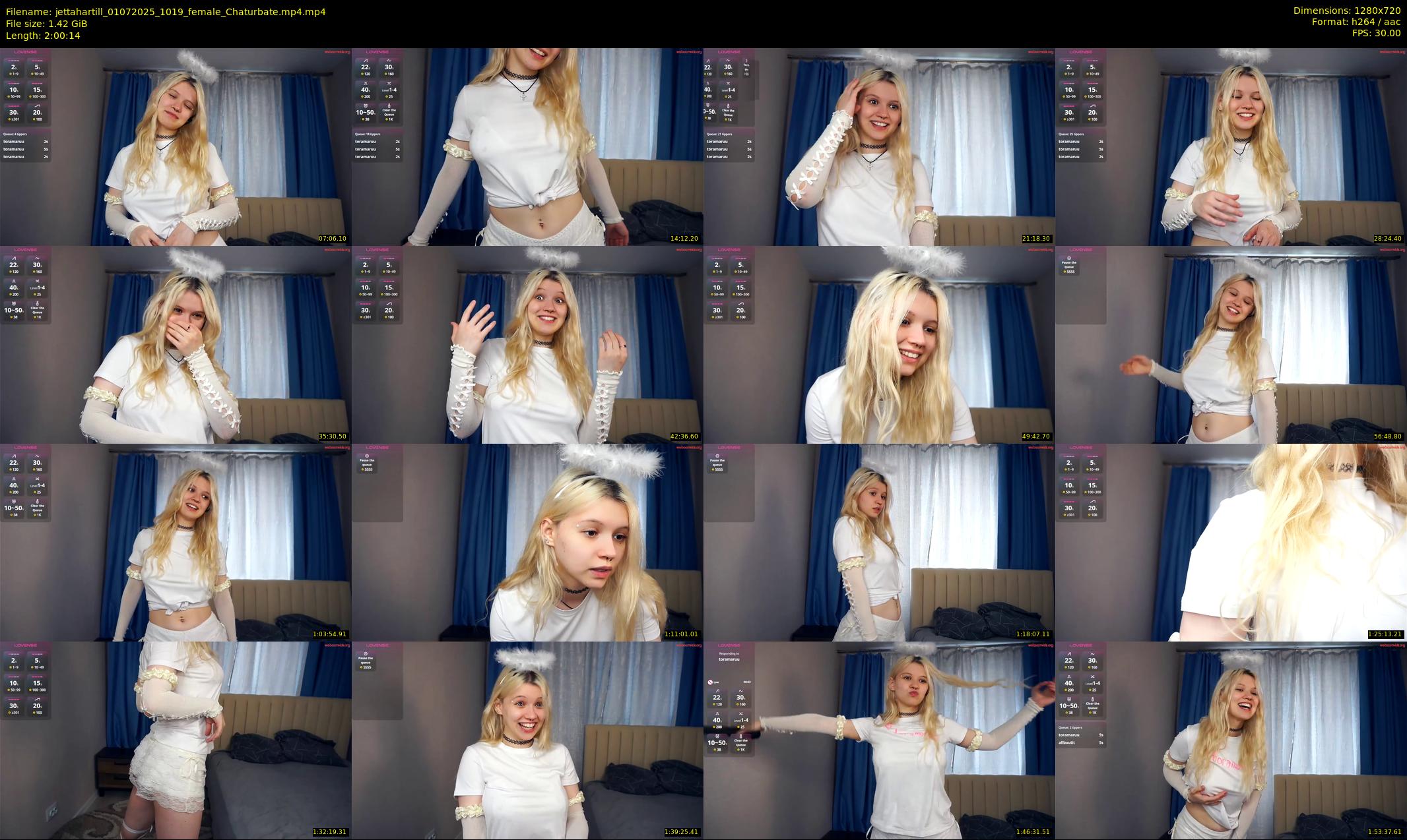 jettahartill — 121 minute Chaturbate female cam show recording, 720p, Jul 1, 2025