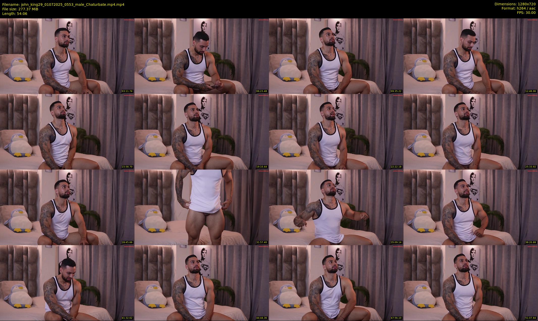 john_king29 — 55 minute Chaturbate male cam show recording, 720p, Jul 1, 2025