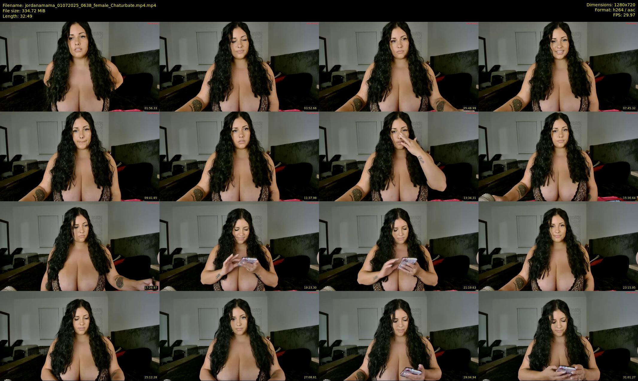 jordanamama — 33 minute Chaturbate couple cam show recording, 720p, Jul 1, 2025