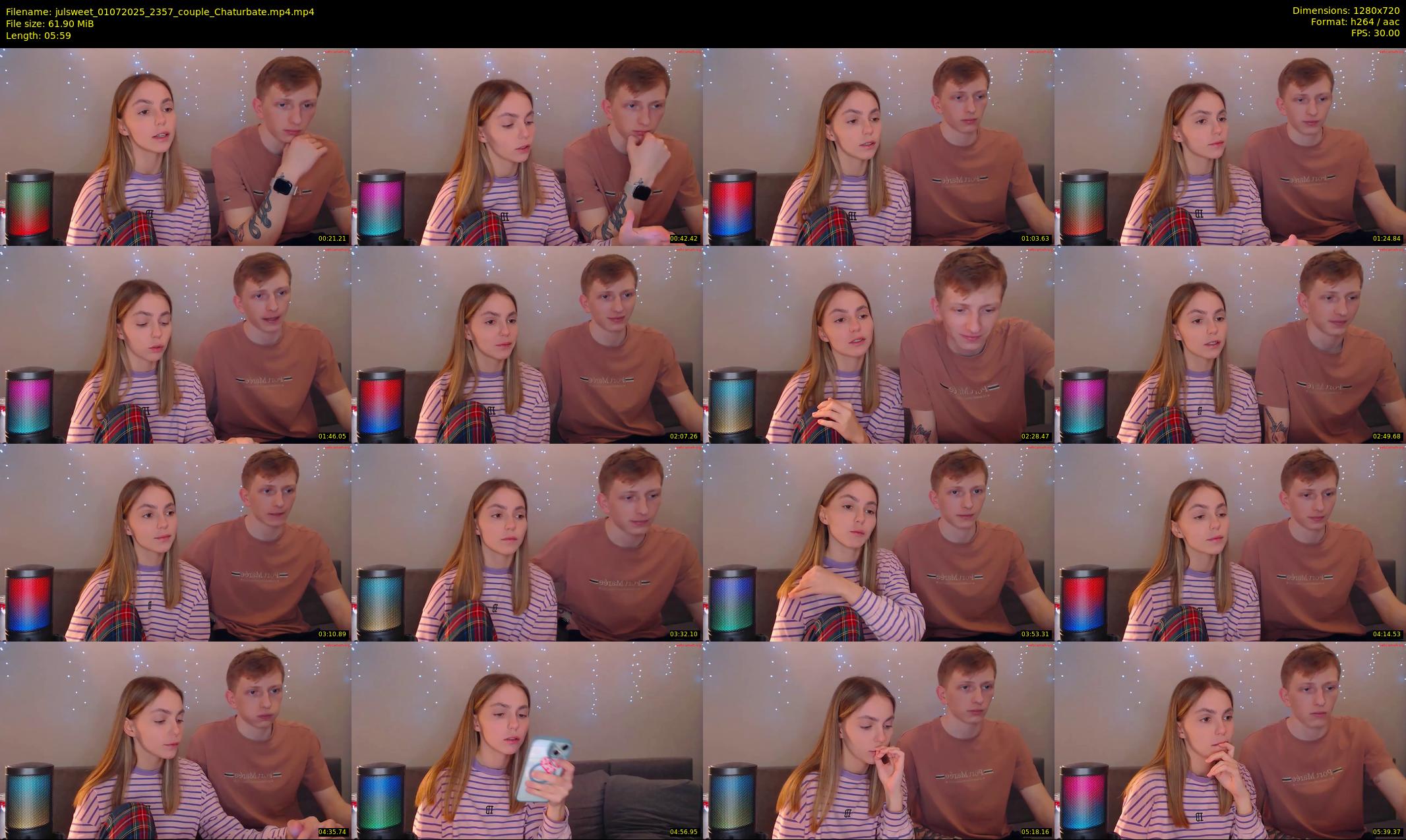 julsweet — 6 minute Chaturbate male cam show recording, 720p, Jul 1, 2025