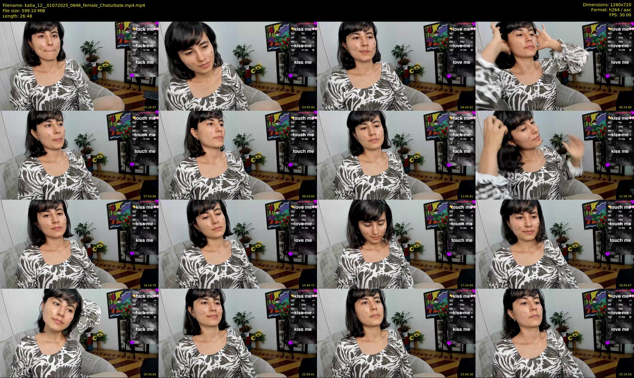 katia_12_ — 27 minute Chaturbate female cam show recording, 720p, Jul 1, 2025