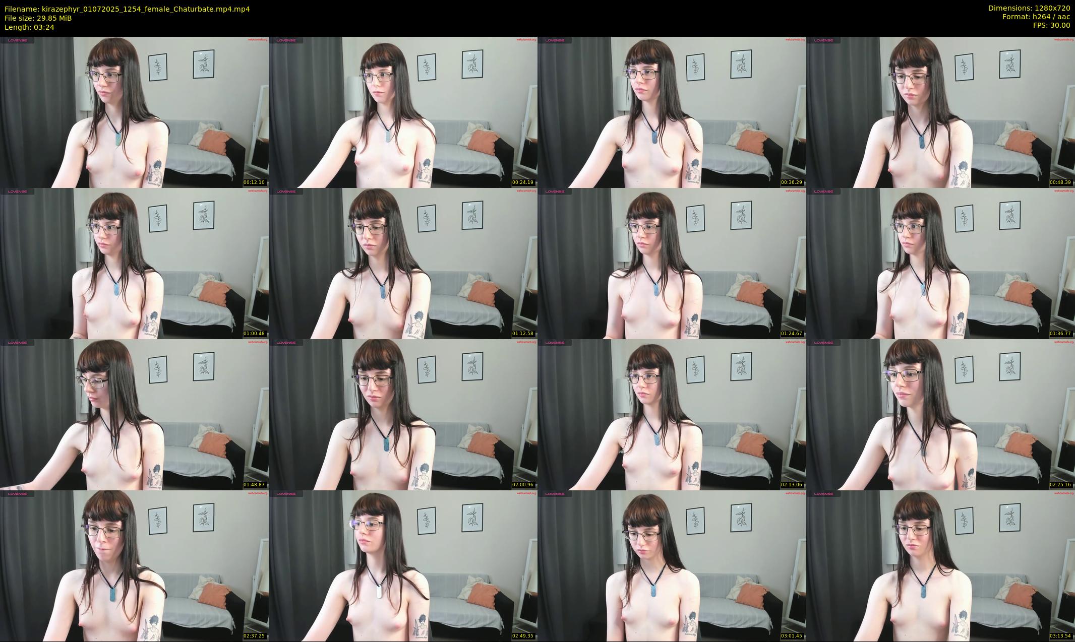 kirazephyr — 4 minute Chaturbate female cam show recording, 720p, Jul 1, 2025