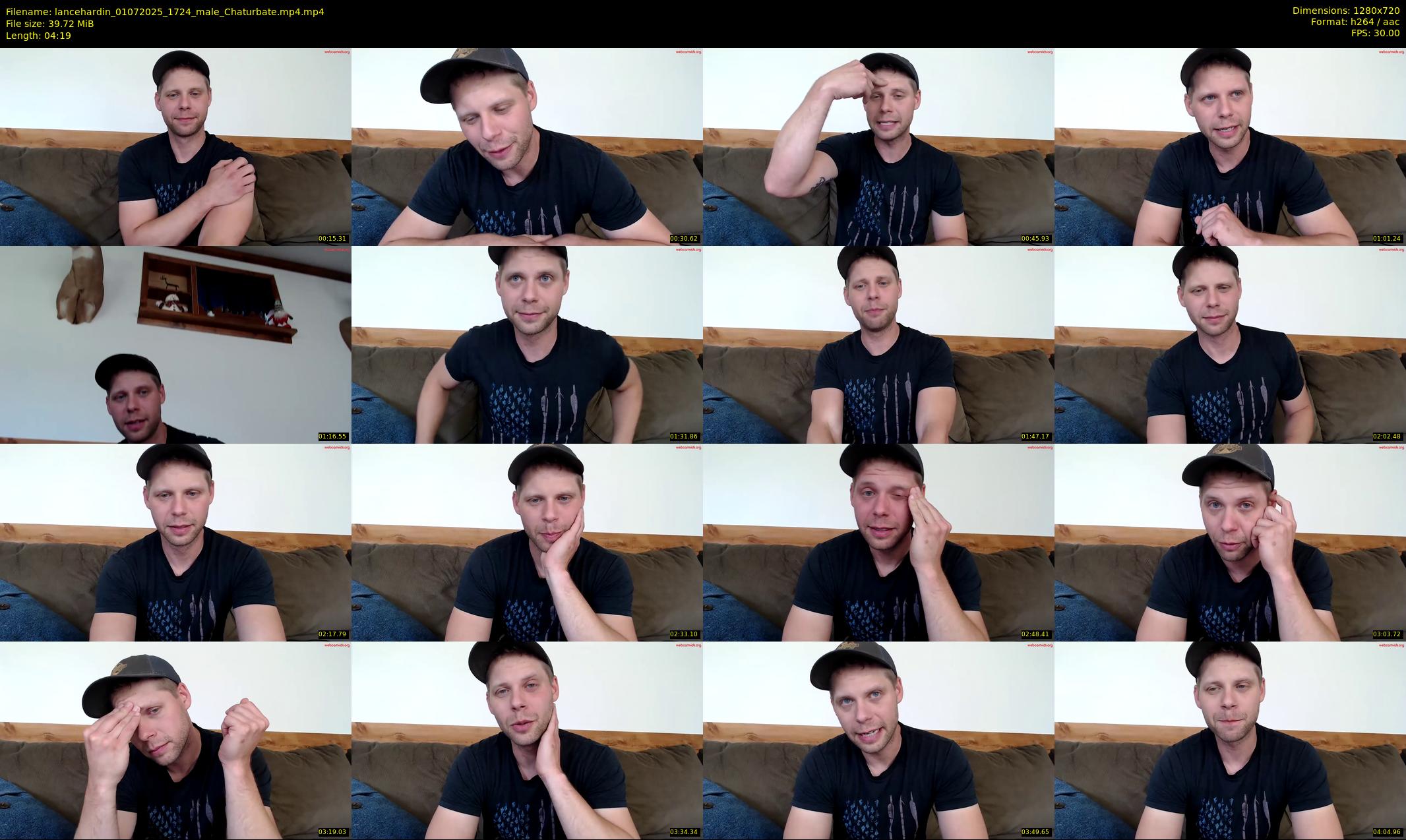 lancehardin — 5 minute Chaturbate male cam show recording, 720p, Jul 1, 2025