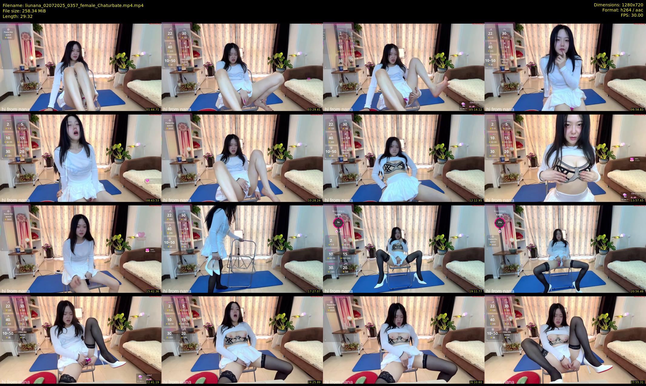 liunana — 30 minute Chaturbate female cam show recording, 720p, Jul 2, 2025