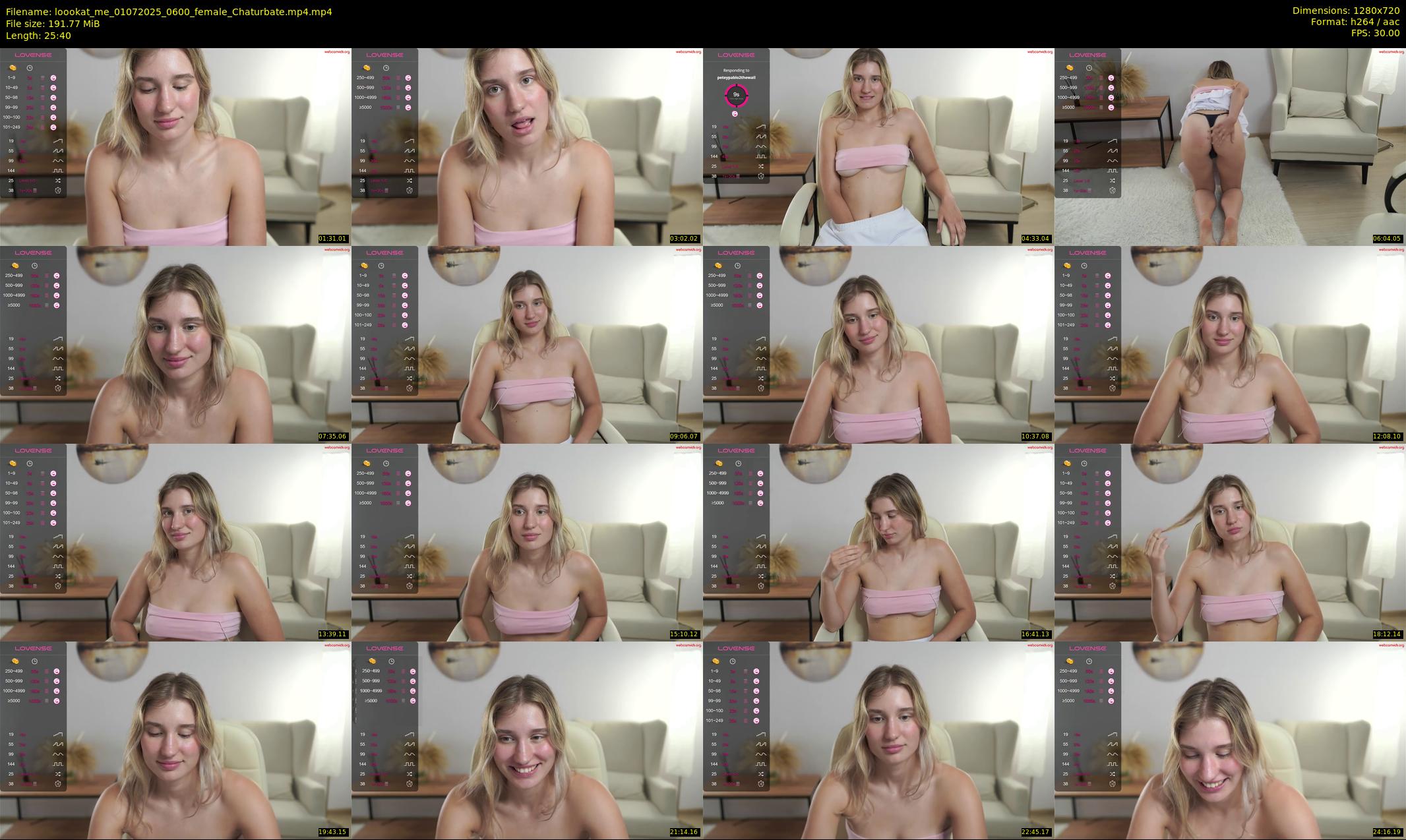 loookat_me — 26 minute Chaturbate female cam show recording, 720p, Jul 1, 2025