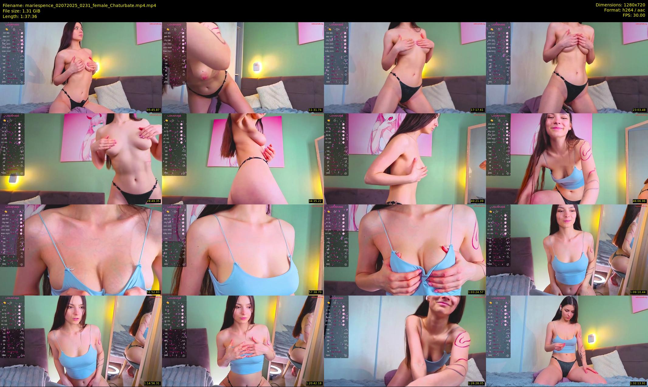 mariespence — 98 minute Chaturbate female cam show recording, 720p, Jul 2, 2025