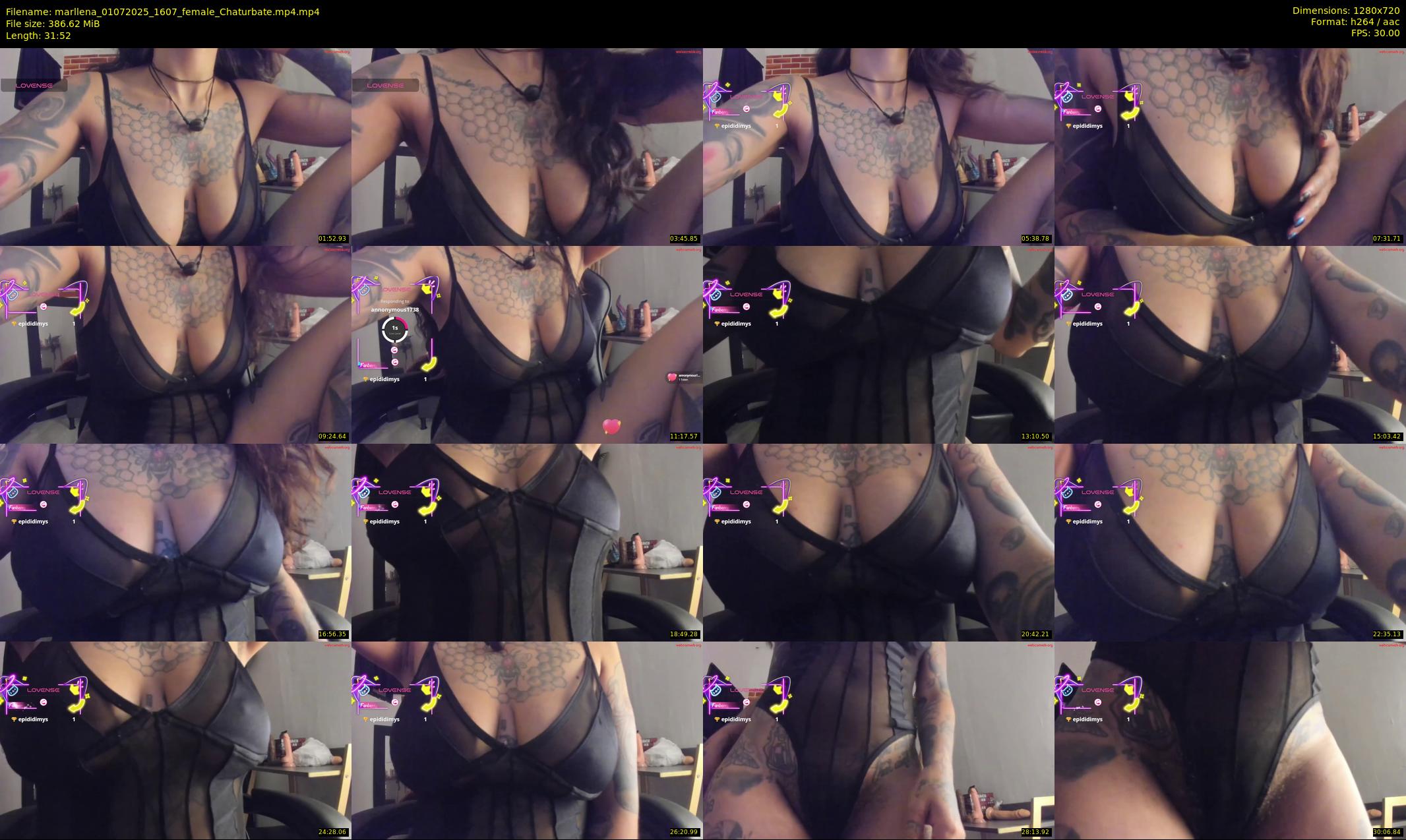 marllena — 32 minute Chaturbate female cam show recording, 720p, Jul 1, 2025