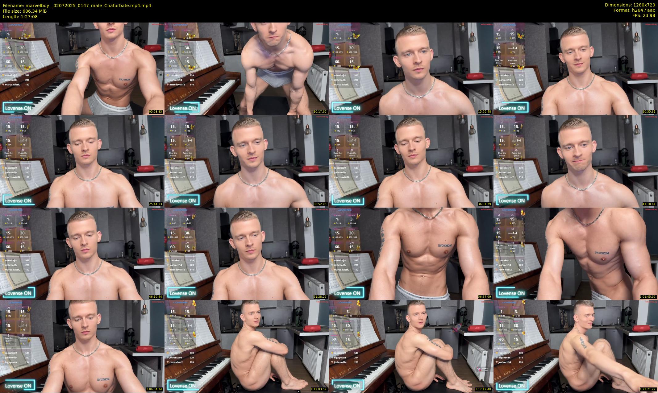 marvelboy_ — 88 minute Chaturbate male cam show recording, 720p, Jul 2, 2025