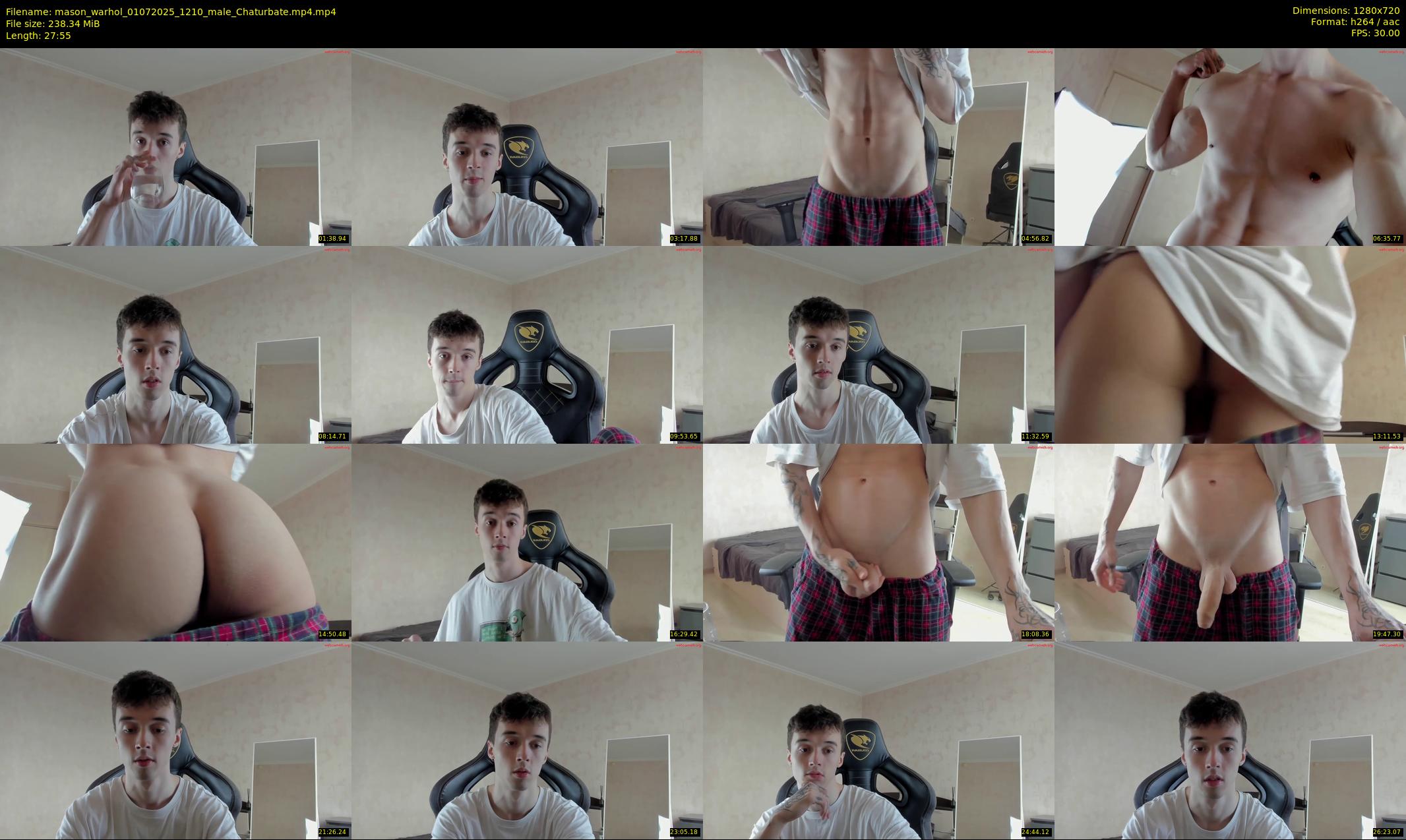 mason_warhol — 28 minute Chaturbate male cam show recording, 720p, Jul 1, 2025