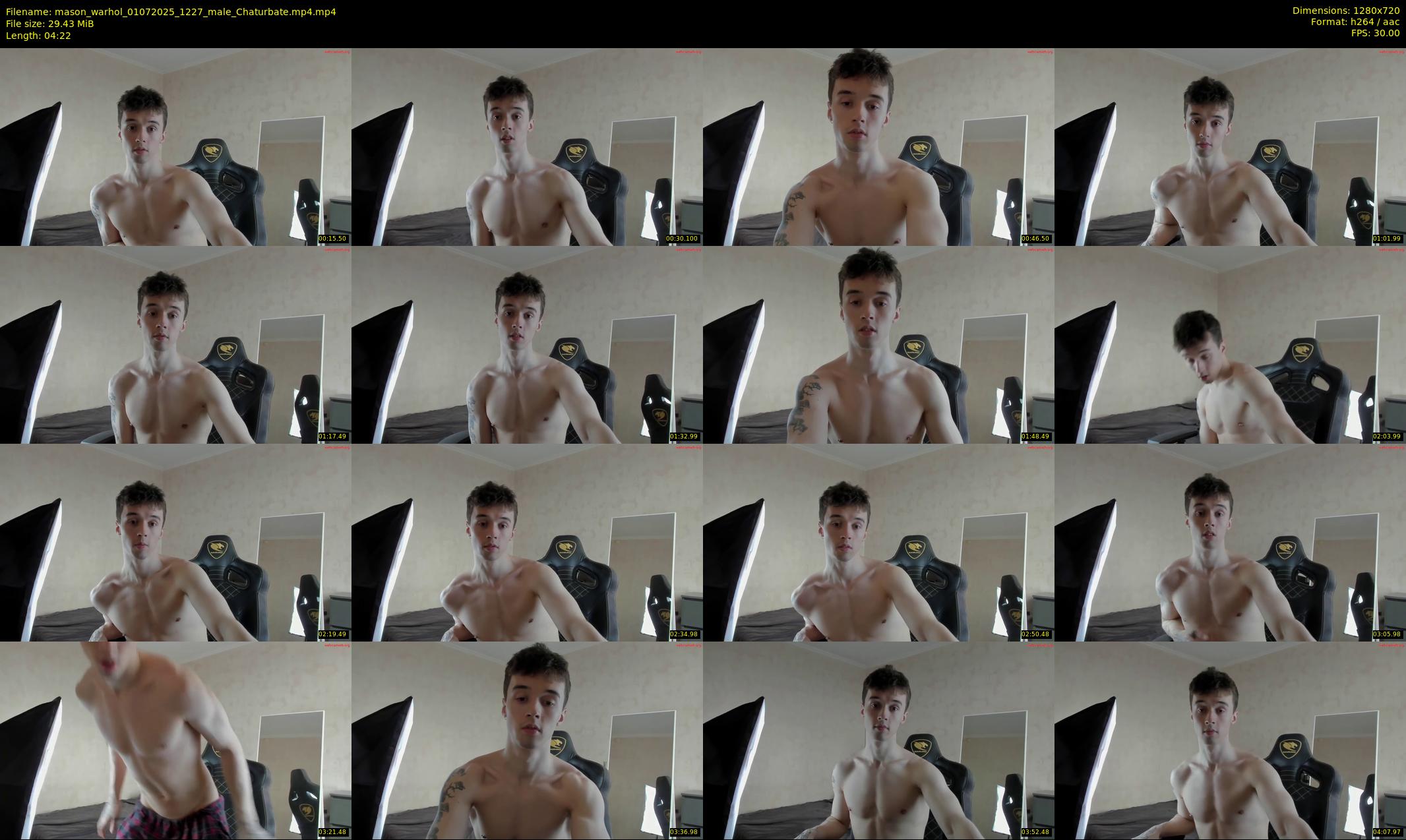 mason_warhol — 5 minute Chaturbate male cam show recording, 720p, Jul 1, 2025