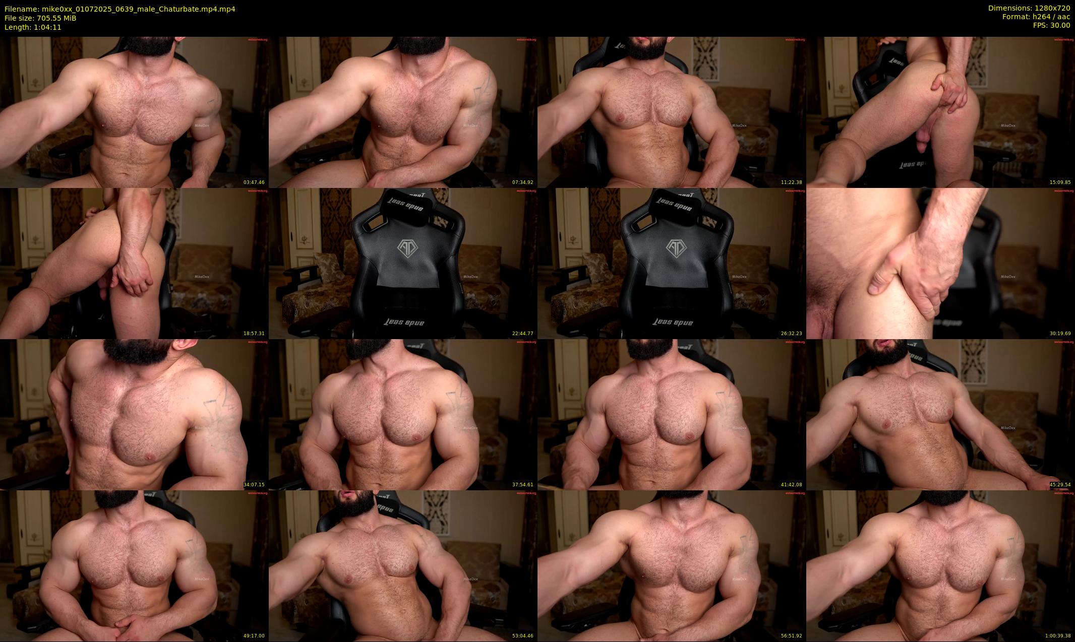 mike0xx — 65 minute Chaturbate male cam show recording, 720p, Jul 1, 2025