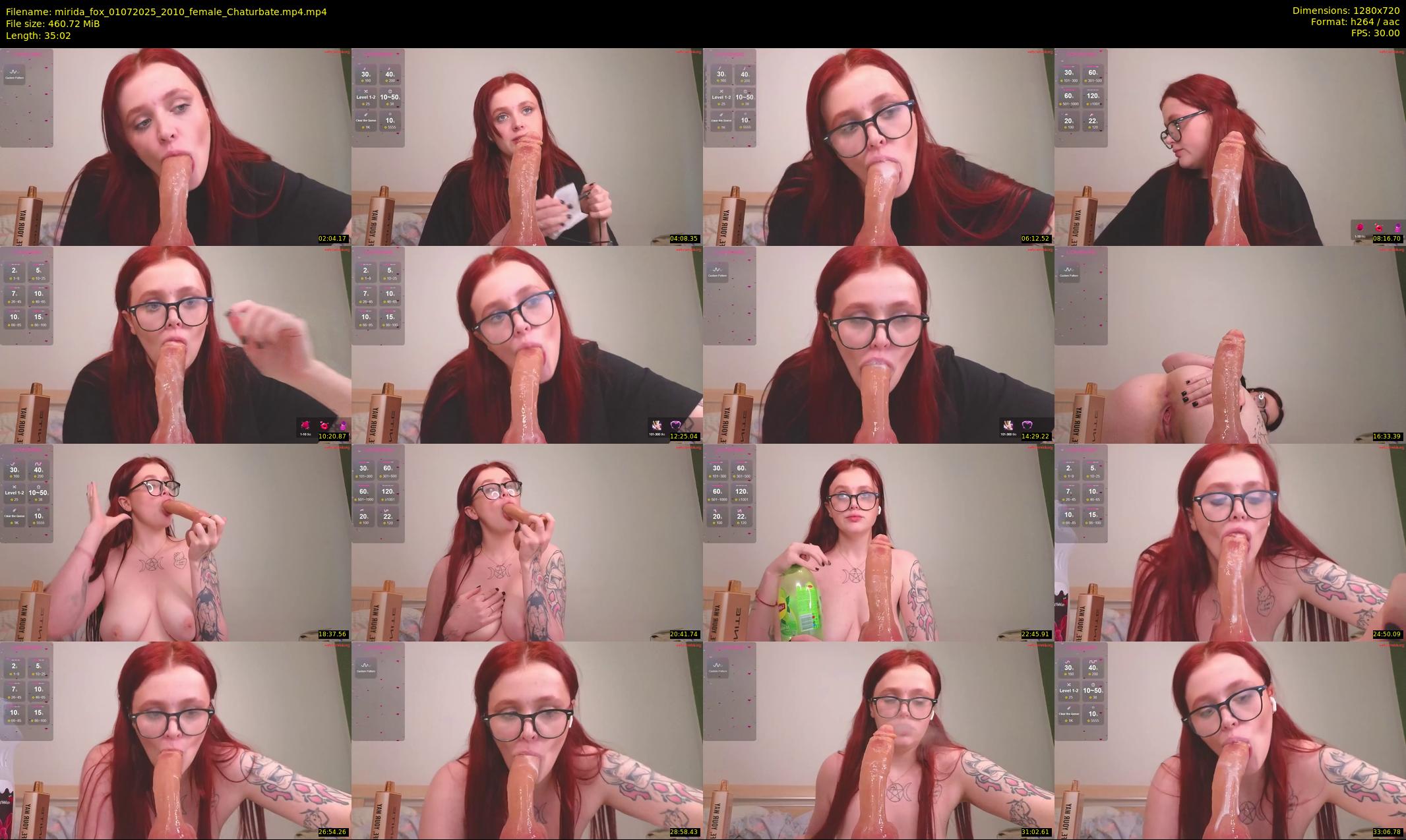 mirida_fox — 36 minute Chaturbate female cam show recording, 720p, Jul 1, 2025