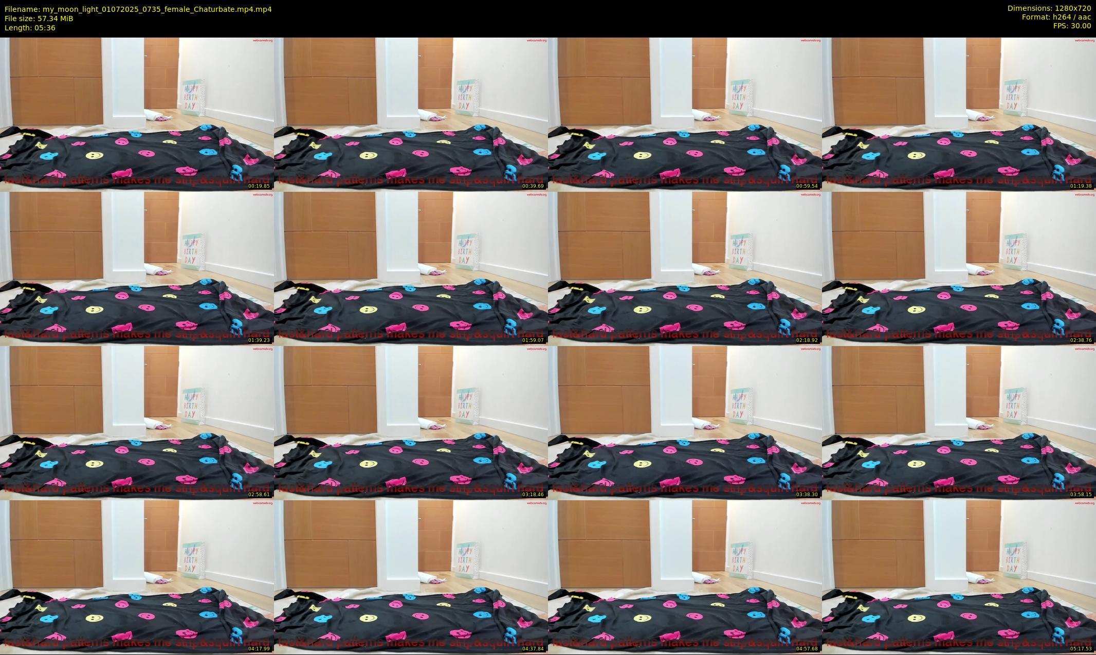 my_moon_light — 6 minute Chaturbate female cam show recording, 720p, Jul 1, 2025