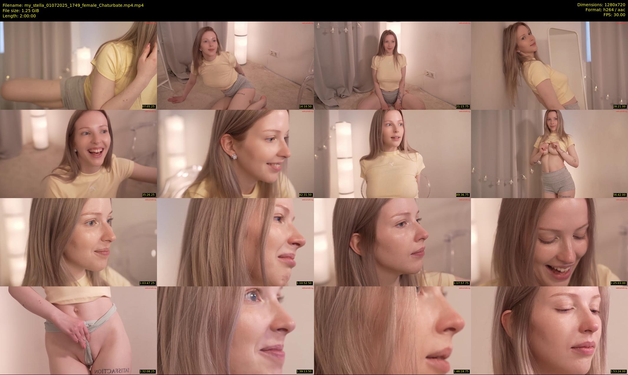 my_stella — 120 minute Chaturbate female cam show recording, 720p, Jul 1, 2025