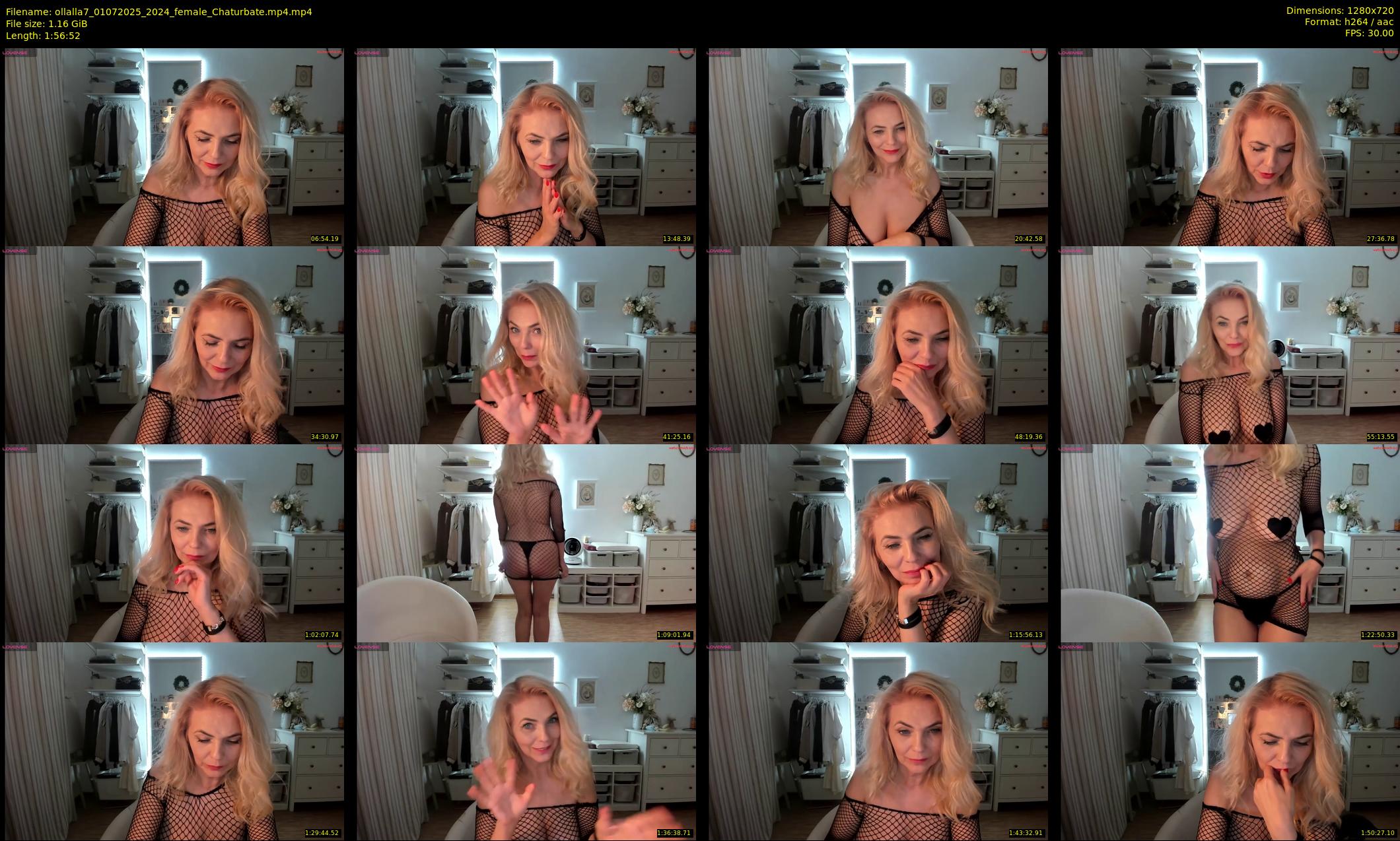 ollalla7 — 117 minute Chaturbate female cam show recording, 720p, Jul 1, 2025