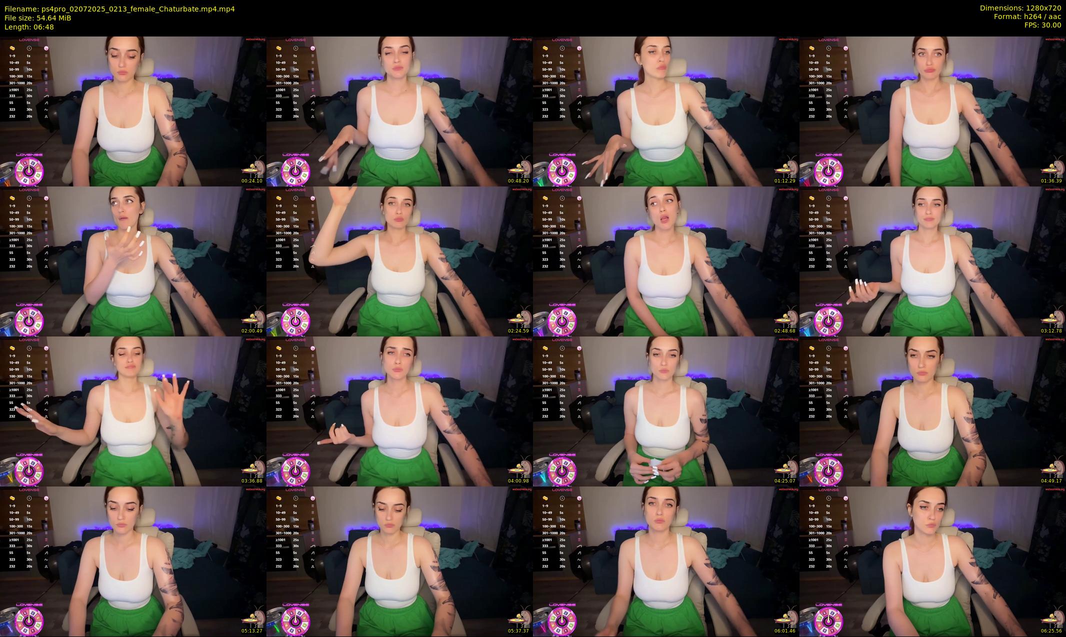 ps4pro — 7 minute Chaturbate female cam show recording, 720p, Jul 2, 2025