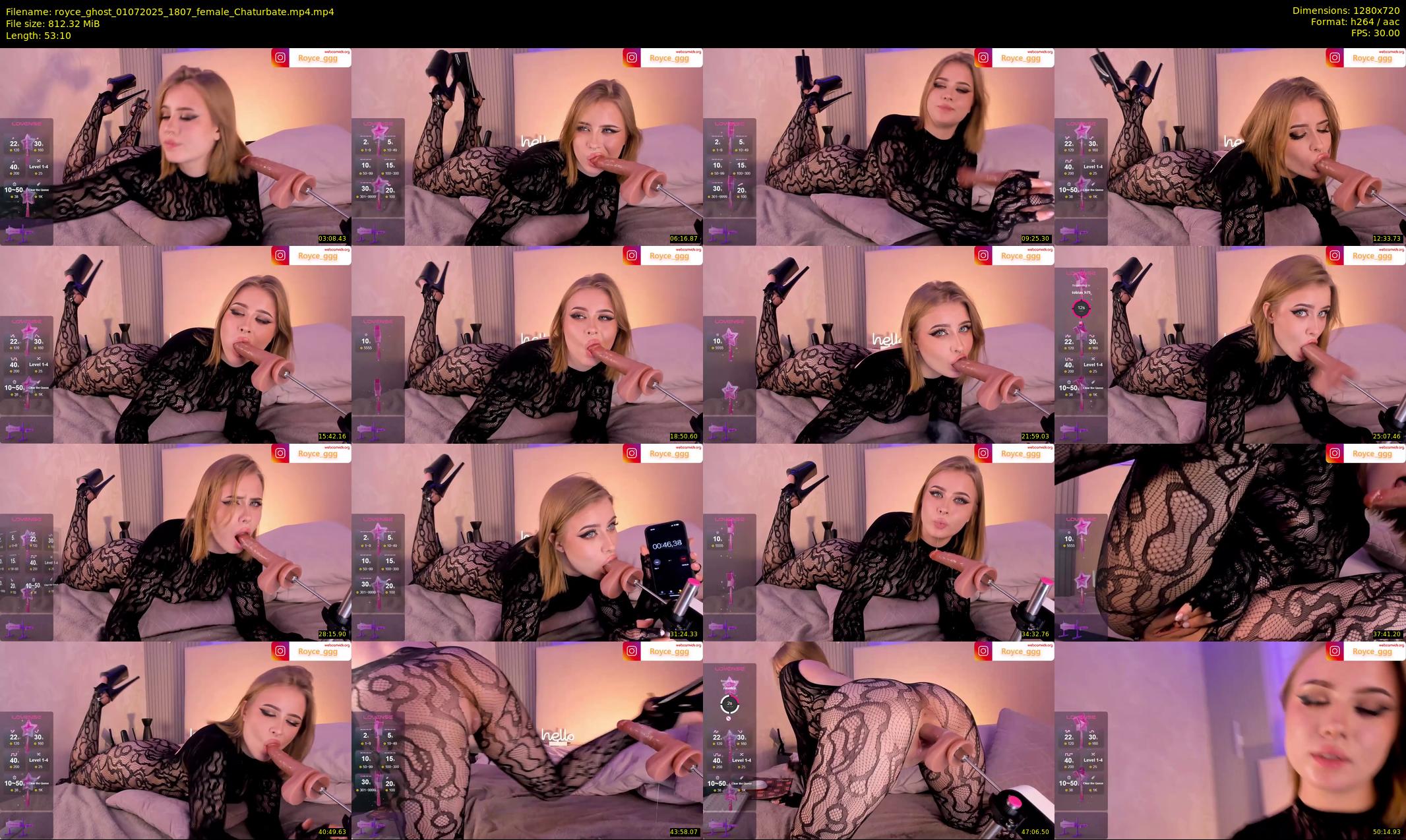 royce_ghost — 54 minute Chaturbate female cam show recording, 720p, Jul 1, 2025
