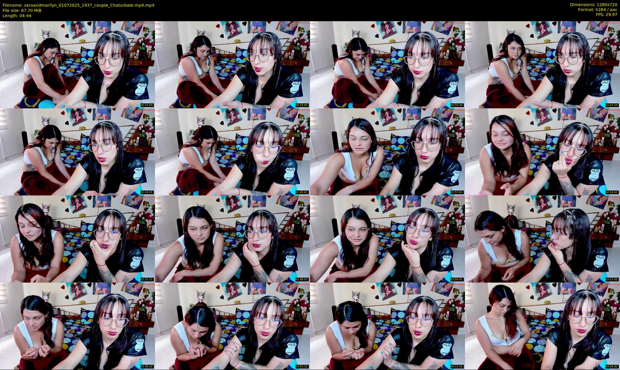 saraandmarilyn — 5 minute Chaturbate couple cam show recording, 720p, Jul 1, 2025